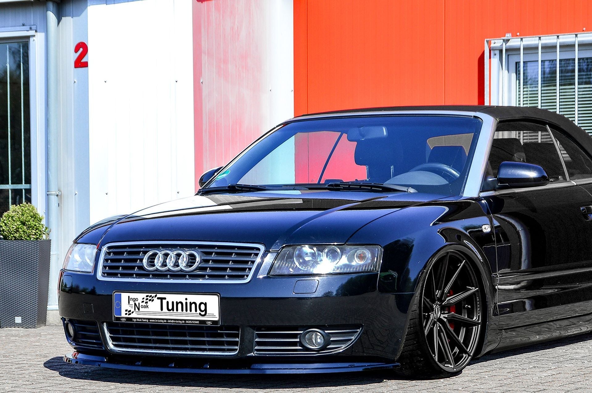 Cup Frontspoilerlippe passend für Audi A4 B6 8H Cabrio