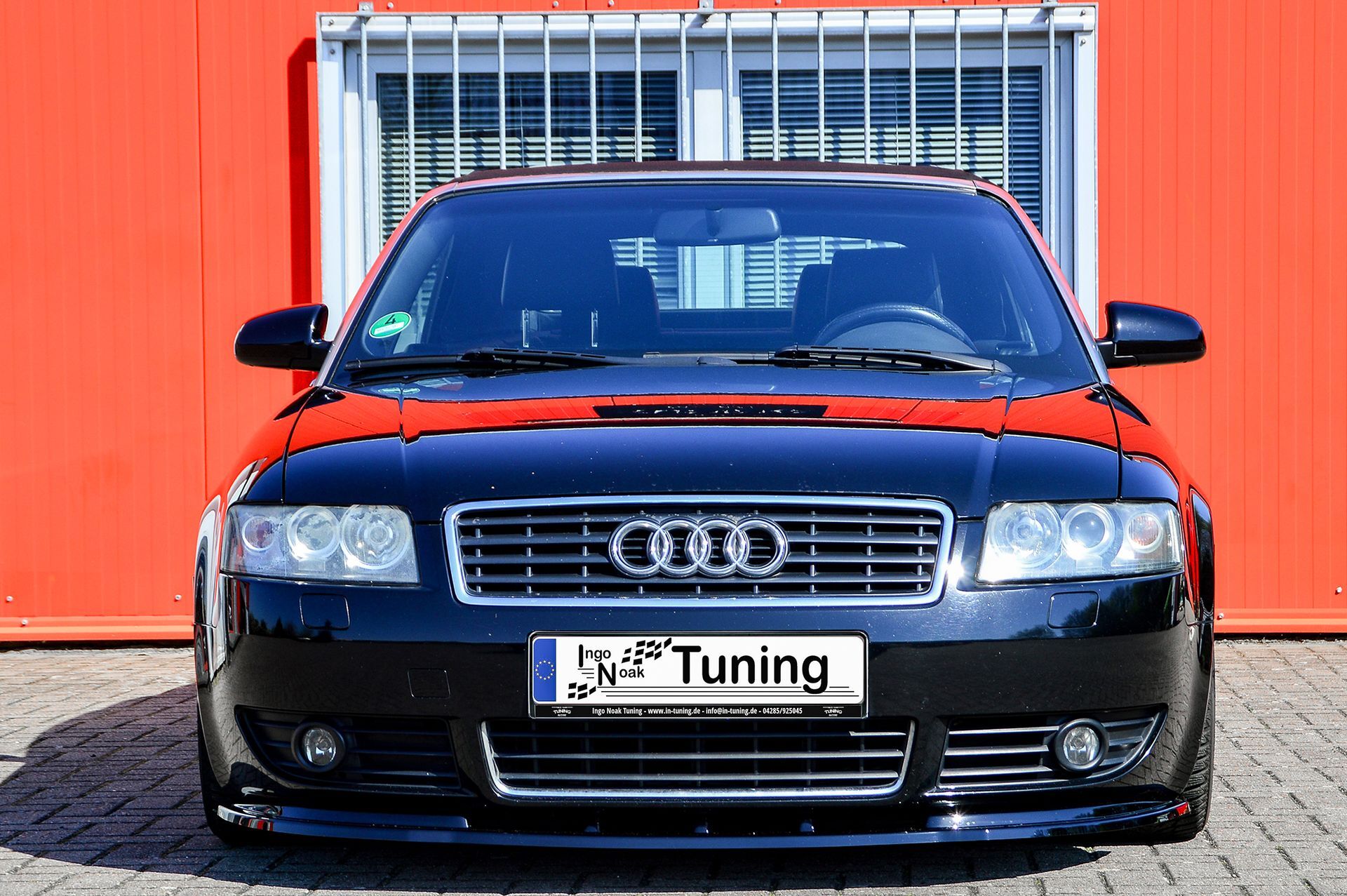 Cup Frontspoilerlippe passend für Audi A4 B6 8H Cabrio