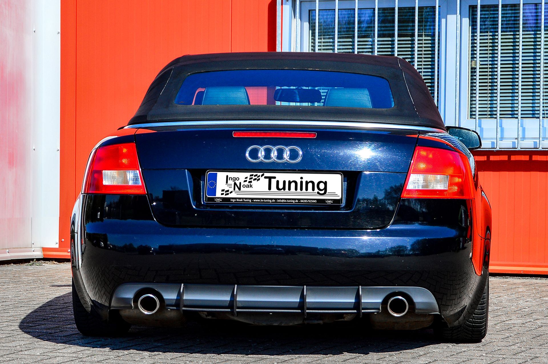 Gesfräster Heckansatz passend für Audi A4 8H B6 Cabrio