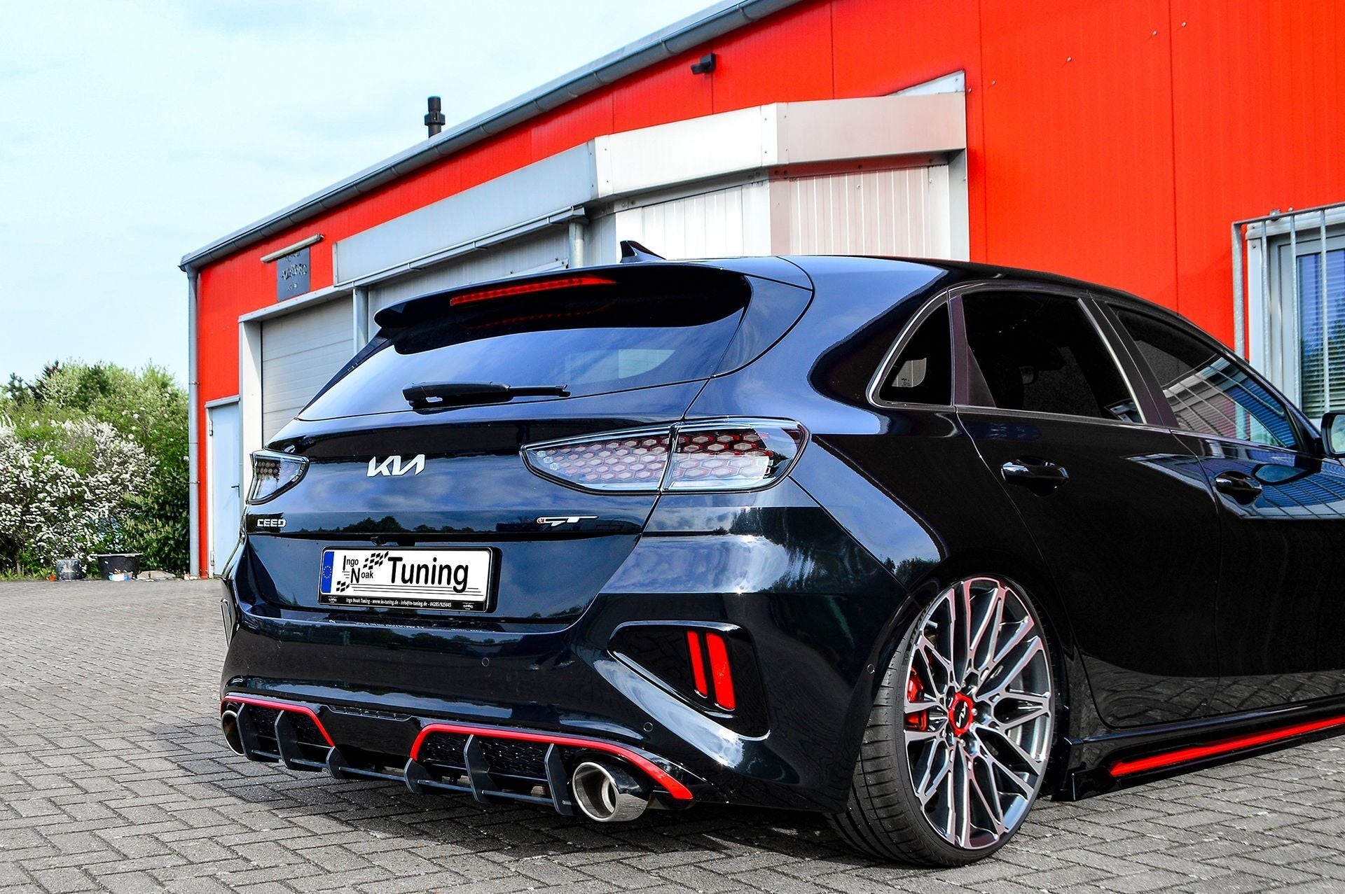 Heckdiffusor Diffusor passend für Kia Ceed GT CD Facelift