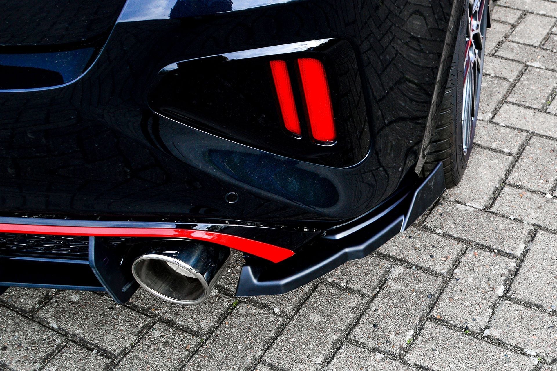 Heckdiffusor Seitenteile mit Wings passend für Kia Ceed CD GT Facelift