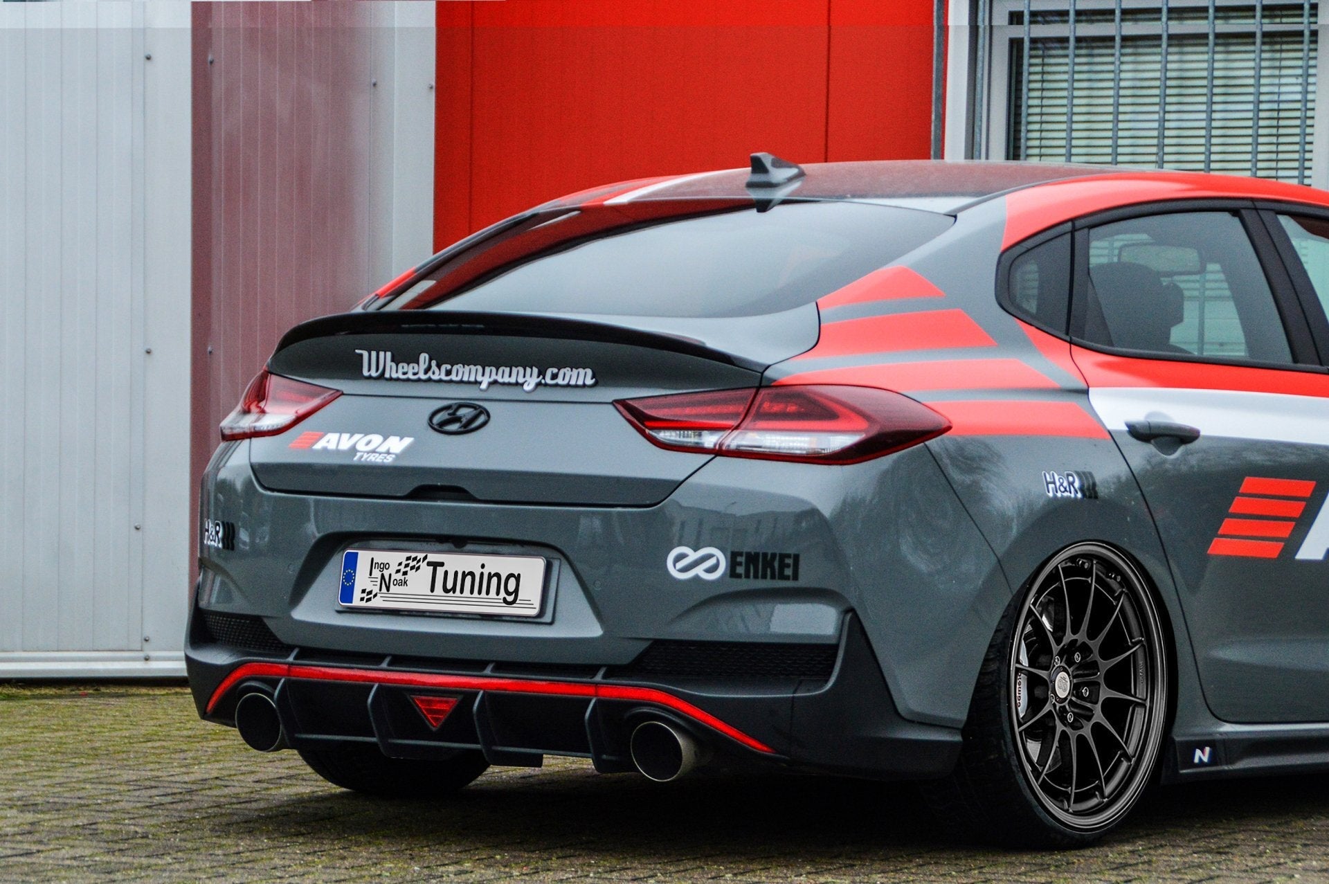 Racing Heckansatz passend für Hyundai I30N Fastback