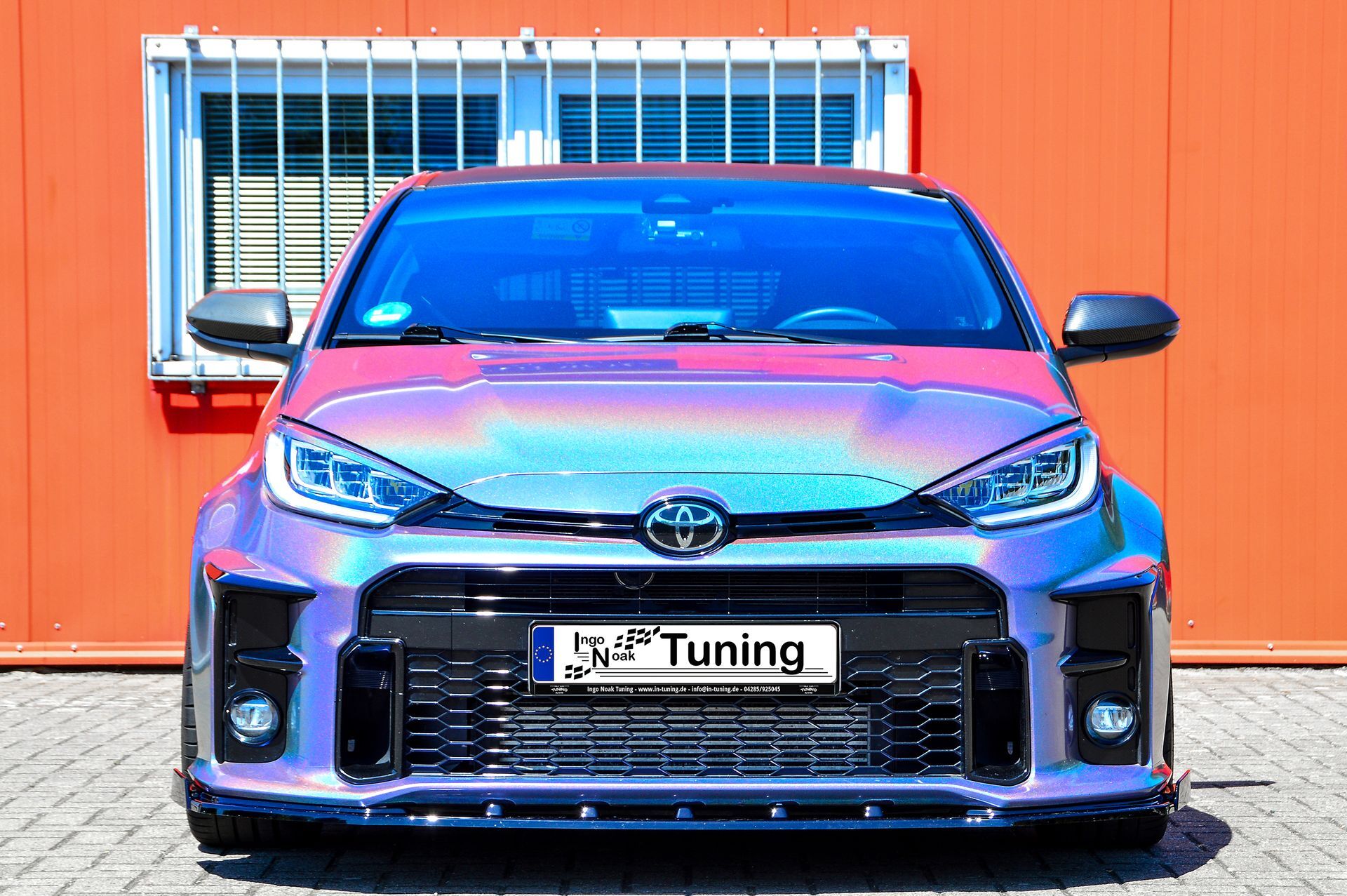 Frontspoilerlippe mit Wings passend für Toyota GR Yaris