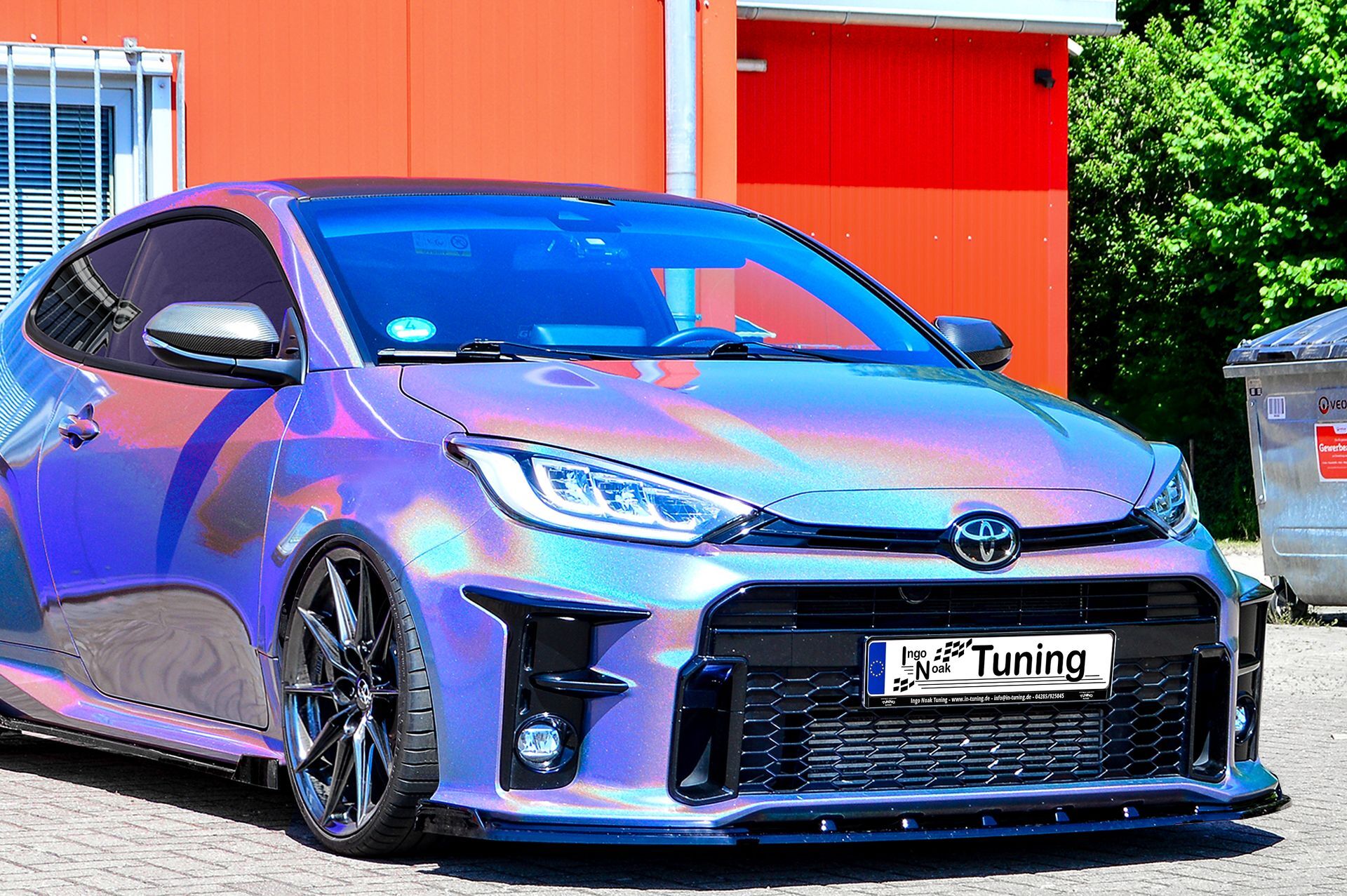 Frontspoilerlippe mit Wings passend für Toyota GR Yaris