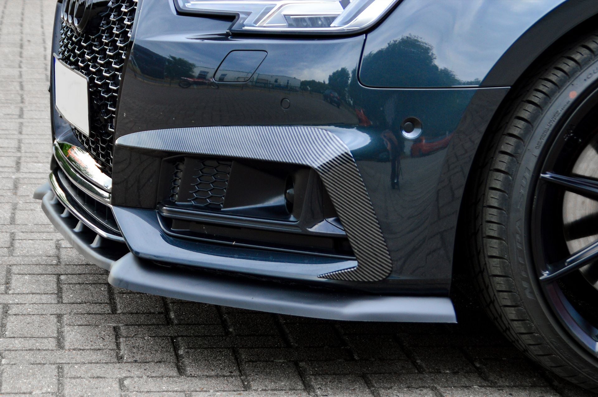 Cup Frontspoilerlippe V.2 passend für Audi A4 S-Line + S4 B9