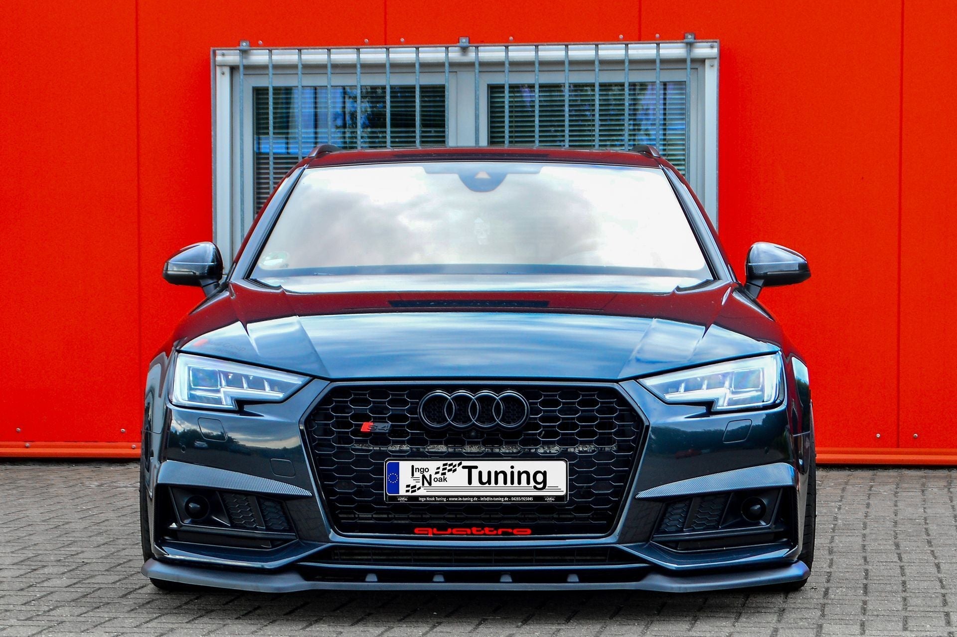 Cup Frontspoilerlippe V.2 passend für Audi A4 S-Line + S4 B9