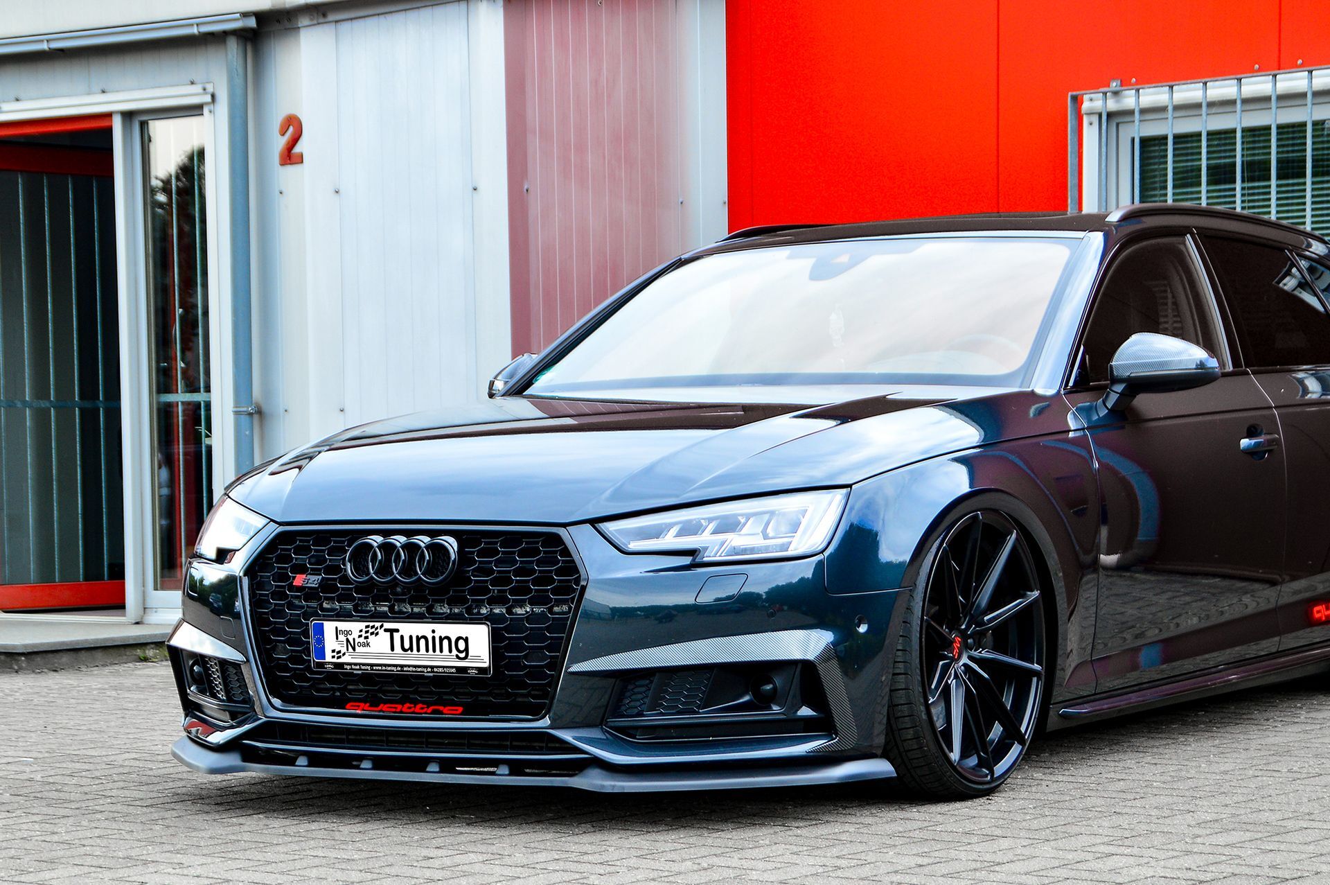 Cup Frontspoilerlippe V.2 passend für Audi A4 S-Line + S4 B9