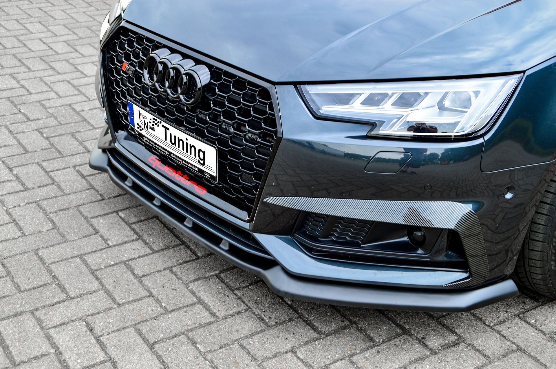 Cup Frontspoilerlippe V.2 passend für Audi A4 S-Line + S4 B9