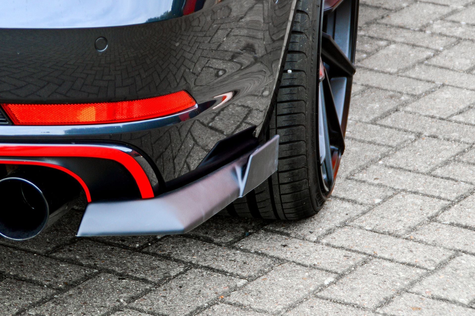 Heckansatz Seitenteile V.2 mit Wings passend für Audi S4 B9
