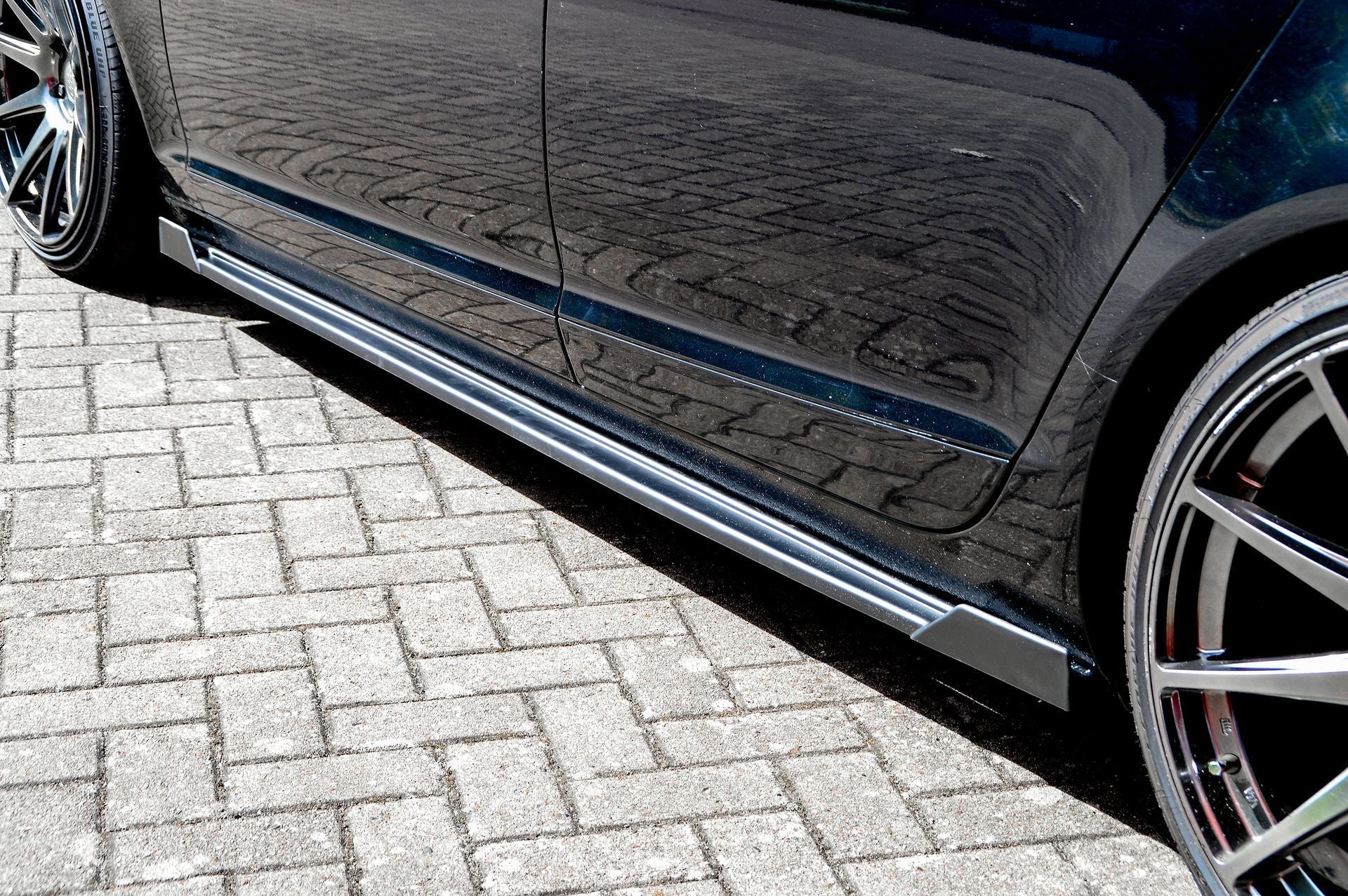Cup Seitenschweller mit Wings vorne + hinten passend für Audi A6 4F + S-Line