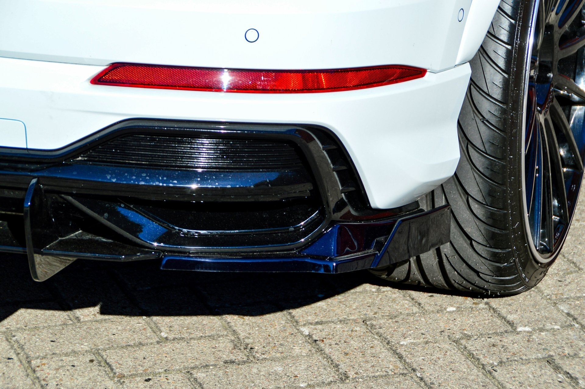Heckansatz Seitenteilemit Wings passend für Audi Q3 mit S-Line F3