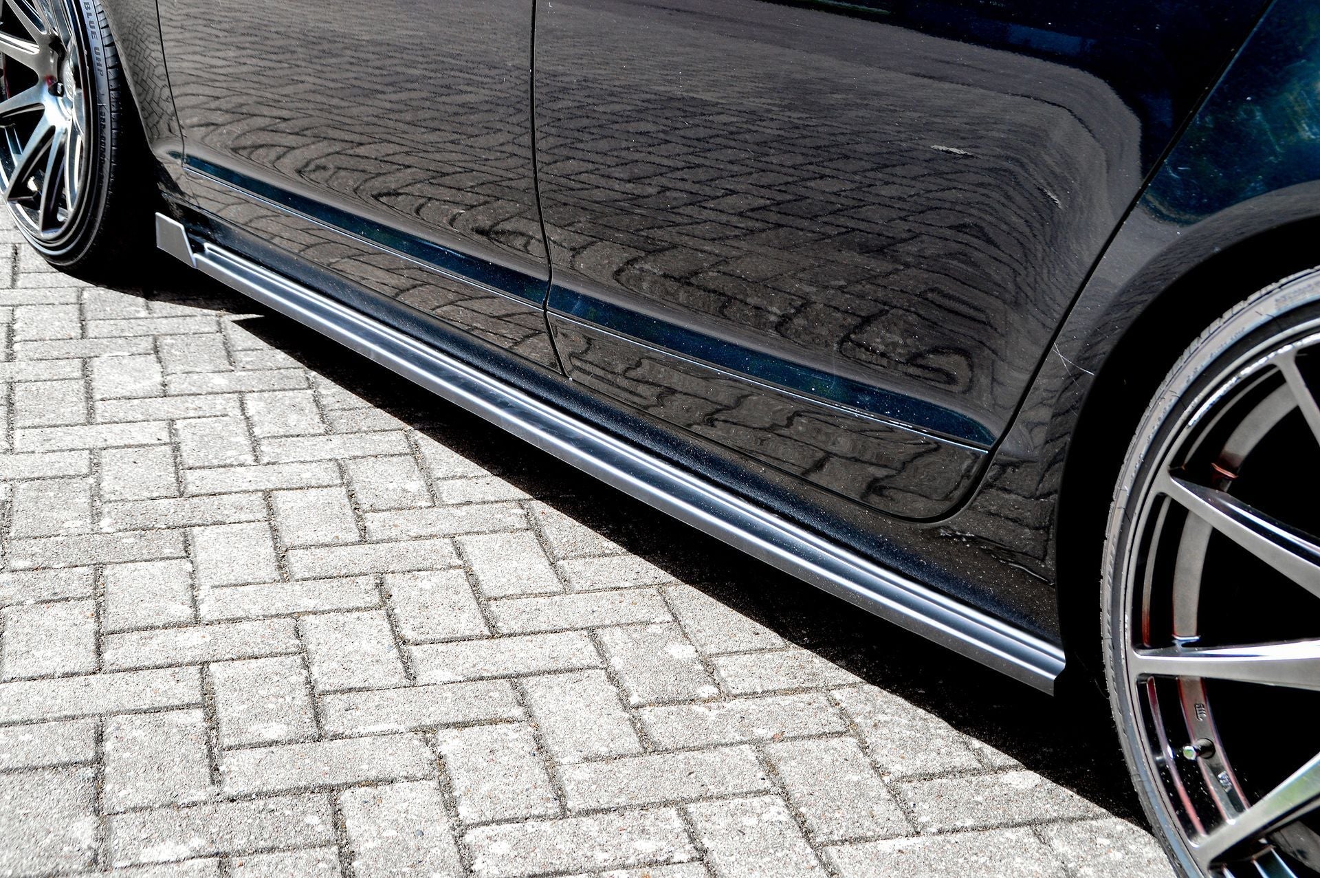 Cup Seitenschweller mit Wings vorne passend für Audi A6 4F + S-Line