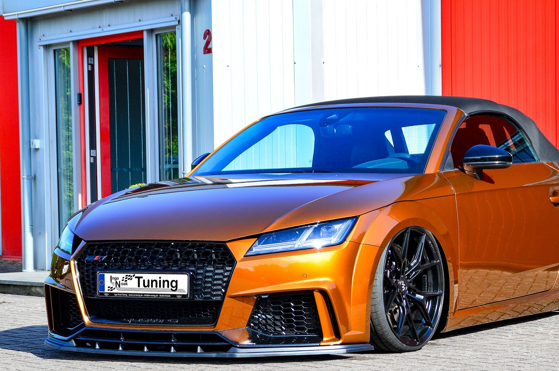 Spoilerschwert Frontspoiler Cuplippe aus ABS passend für Audi TTRS 8S