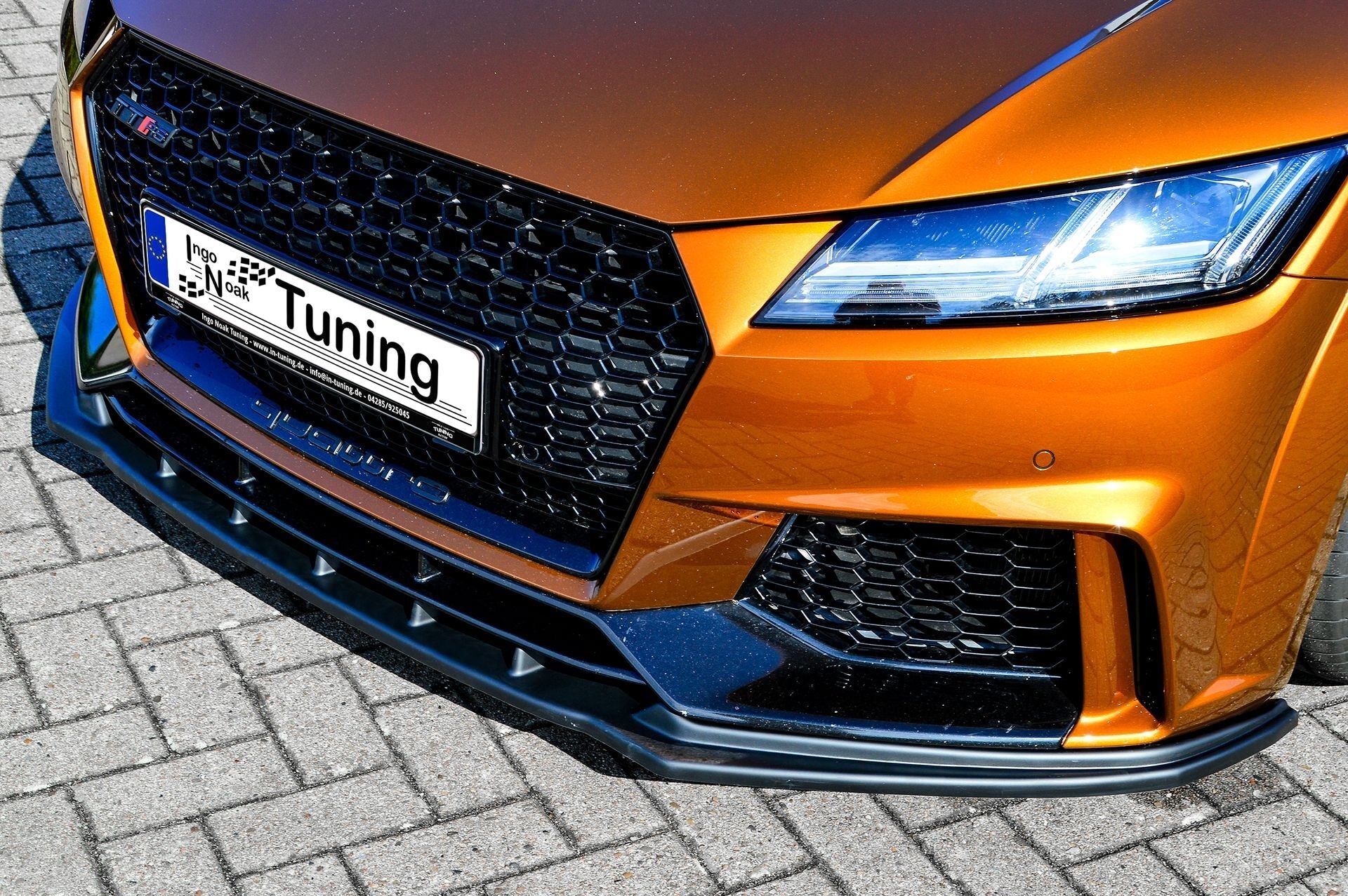 Spoilerschwert Frontspoiler Cuplippe aus ABS passend für Audi TTRS 8S