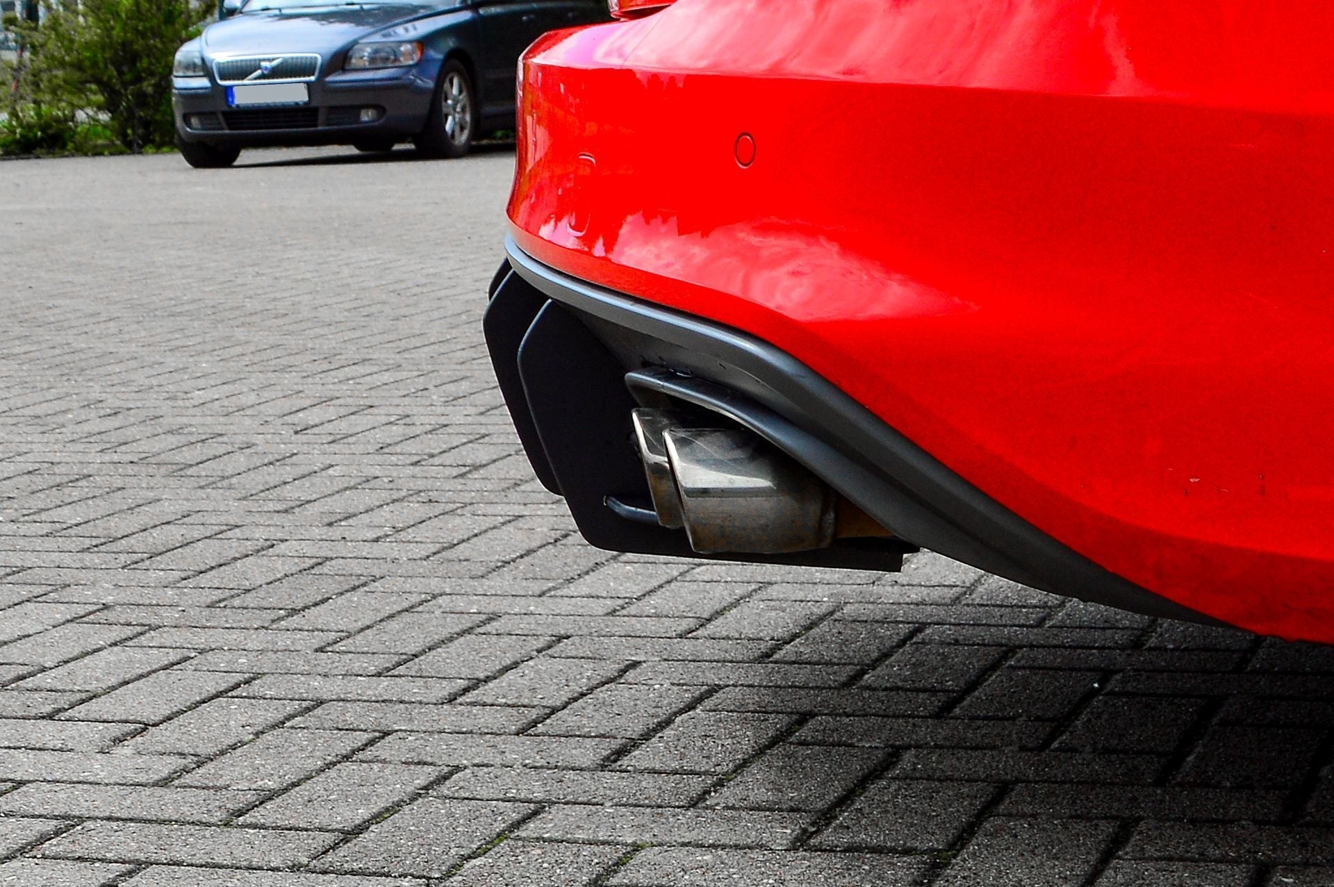 Gefräster Heckansatz aus ABS passend für Audi S4 B8 Facelift