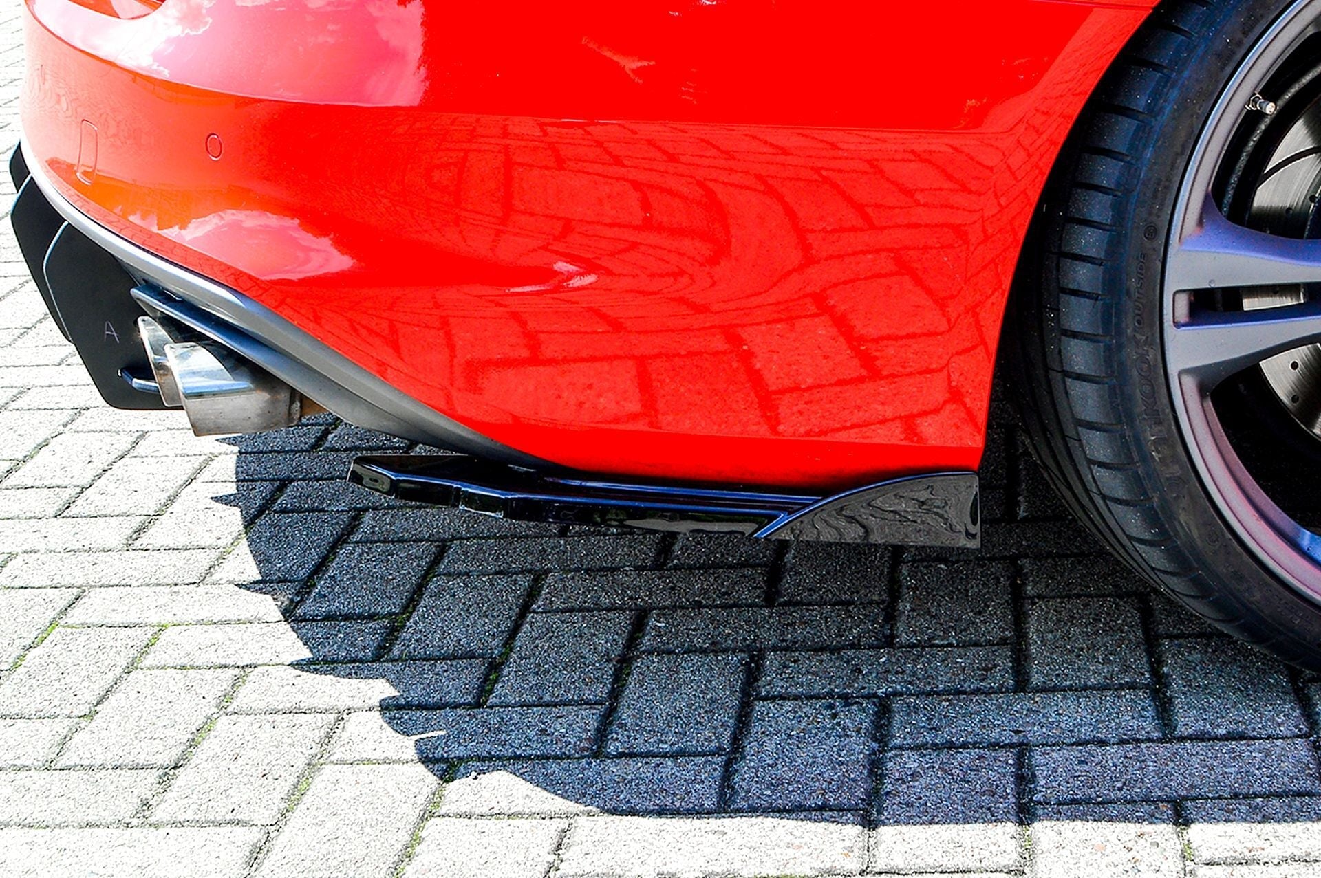 Heckansatz Seitenteile mit Wings passend für Audi S4 B8