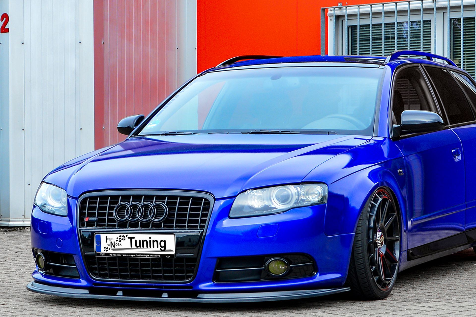 Cup Frontspoilerlippe V.2 passend für Audi A4+S4 B7 Avant S-Line