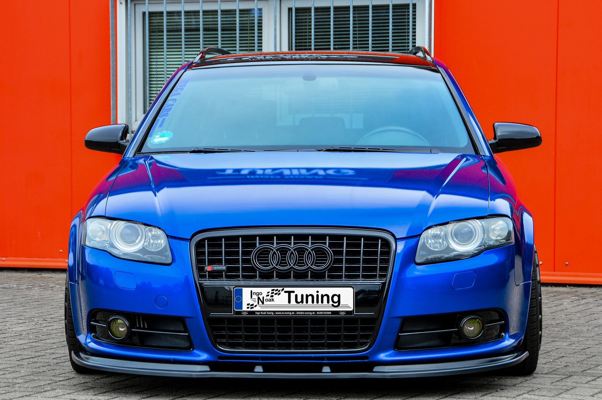 Cup Frontspoilerlippe V.2 passend für Audi A4+S4 B7 Avant S-Line
