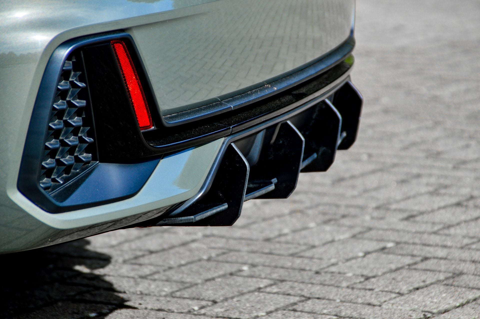 Gefräster Heckansatz ohne Endrohr passend für Audi A1 GB Sportback S-Line