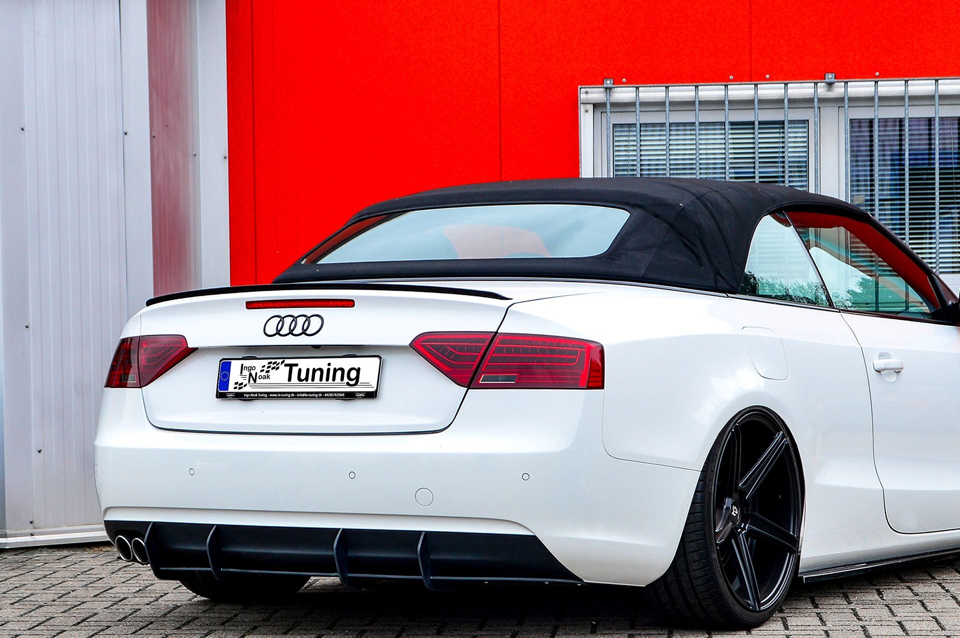 Gesfräster Heckansatz passend für Audi A5 B8 Facelift ohne S-Line