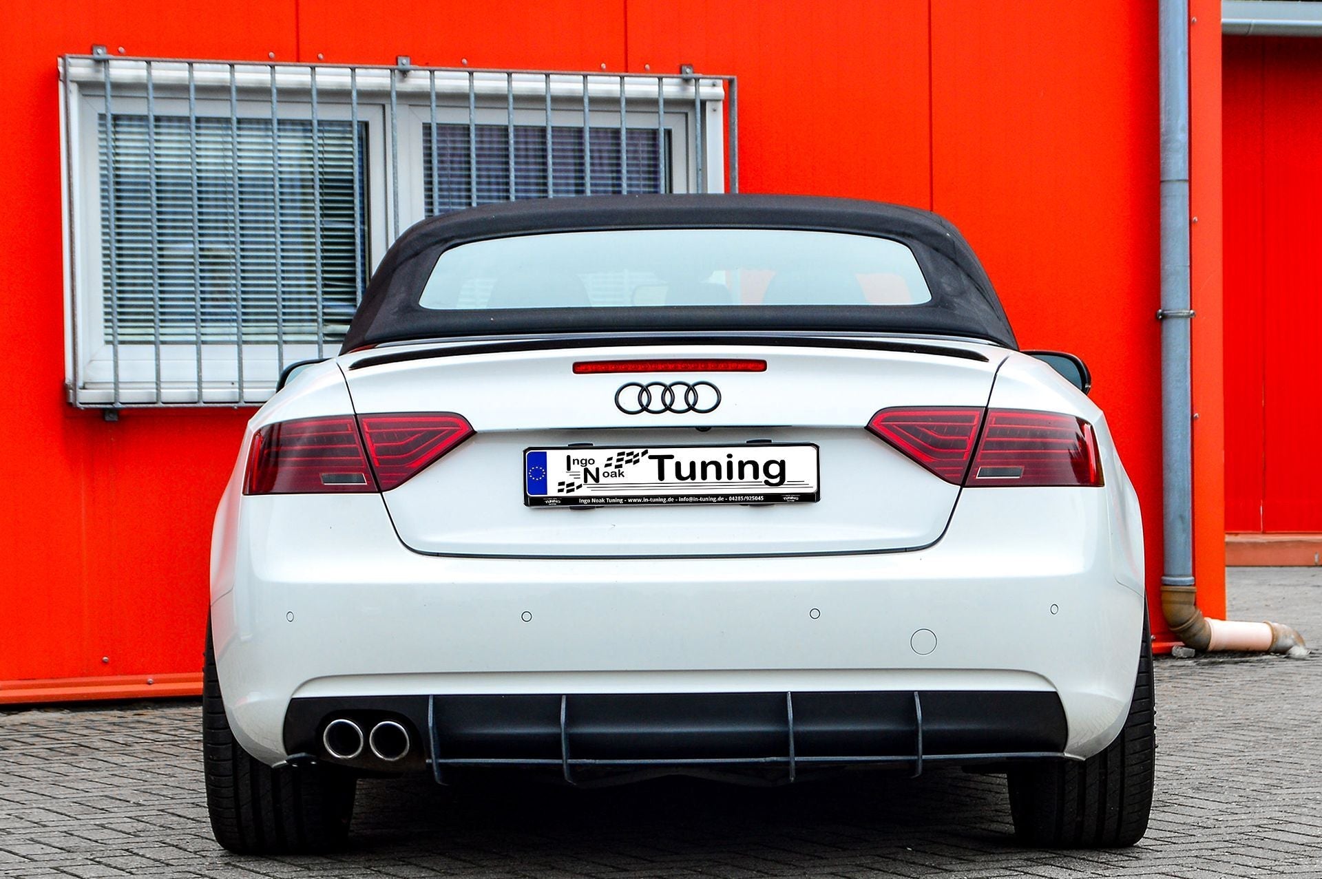 Gesfräster Heckansatz passend für Audi A5 B8 Facelift ohne S-Line