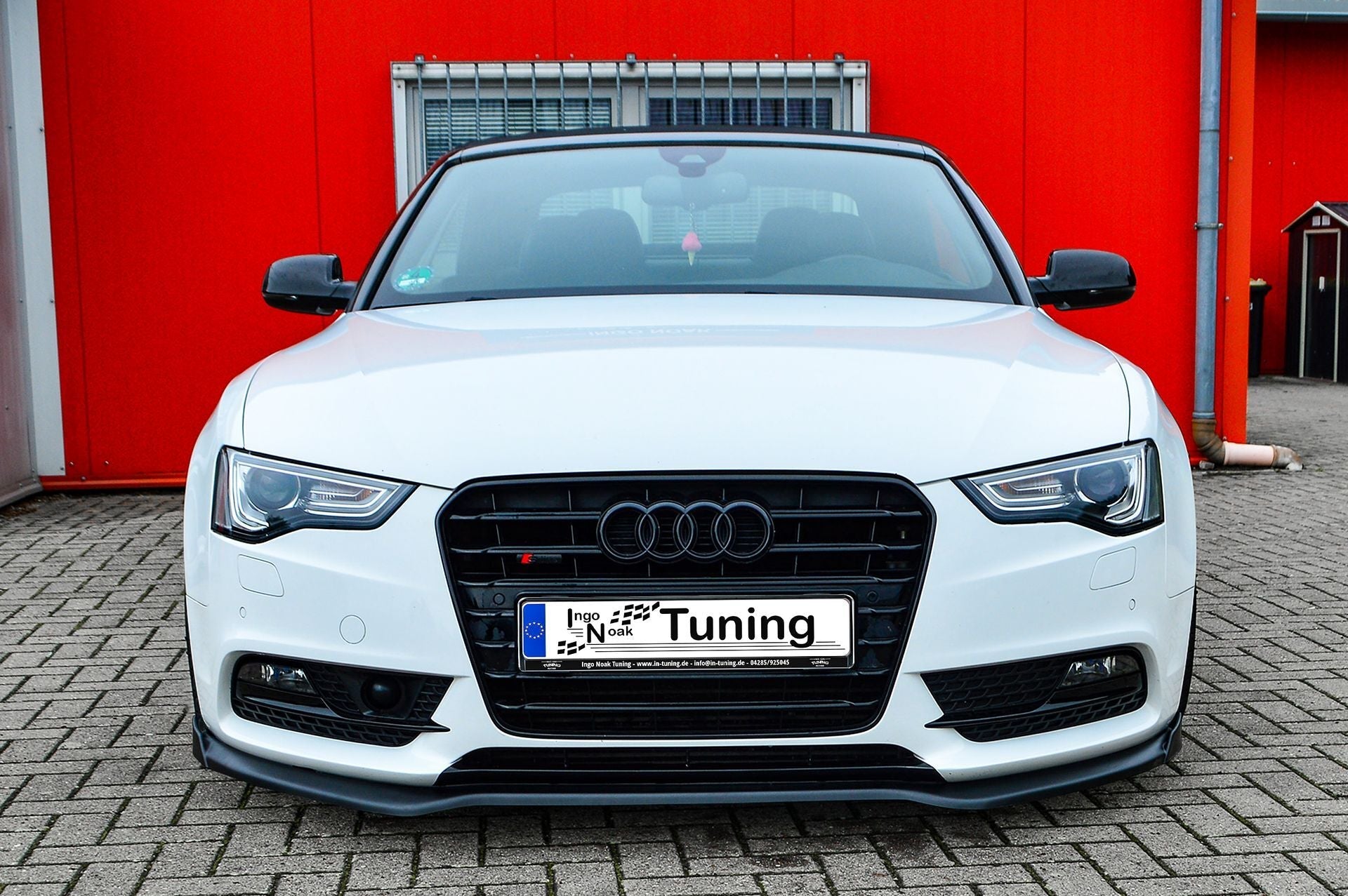Cup Frontspoilerlippe mit Wings passend für Audi A5 B8 Facelift