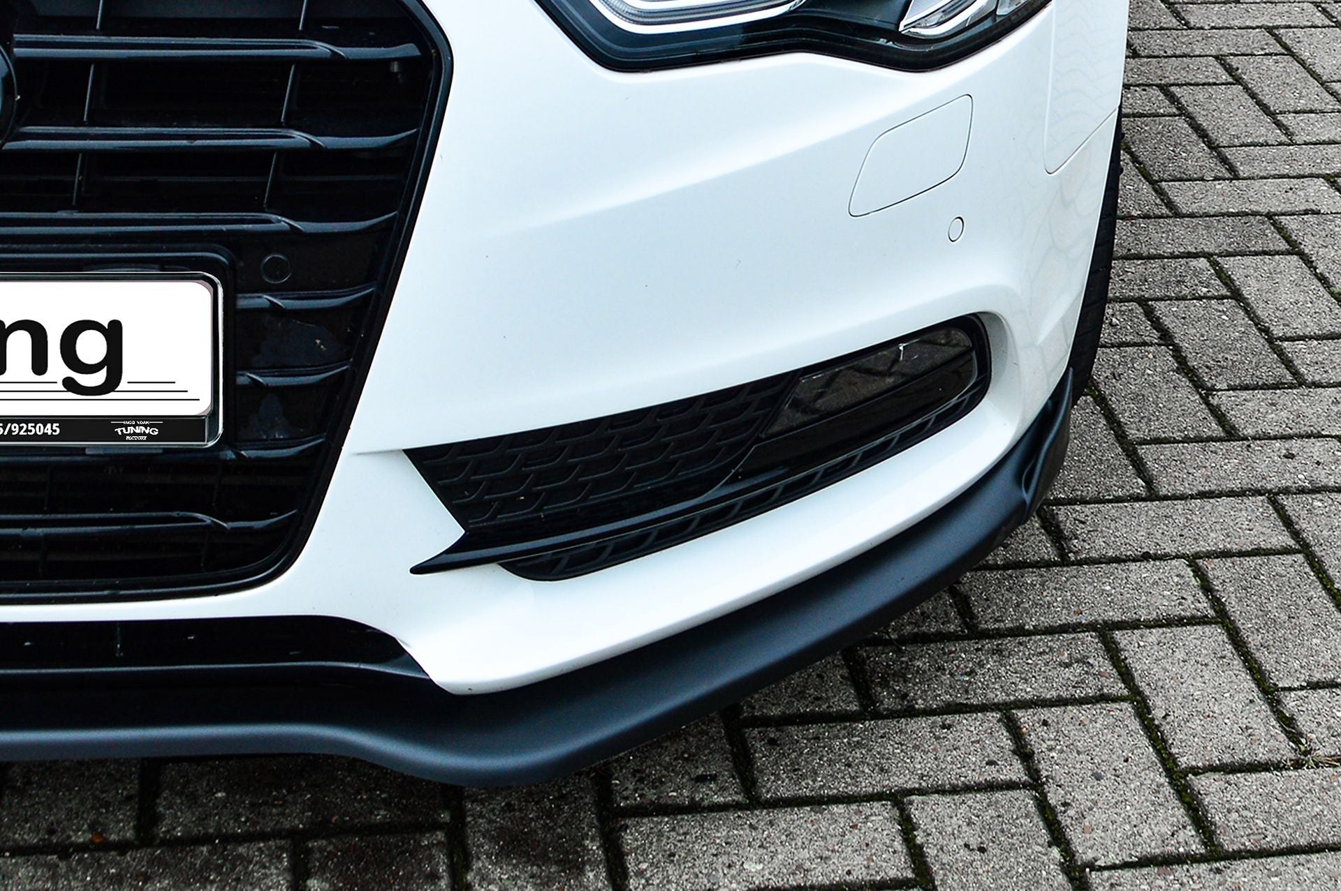 Cup Frontspoilerlippe mit Wings passend für Audi A5 B8 Facelift