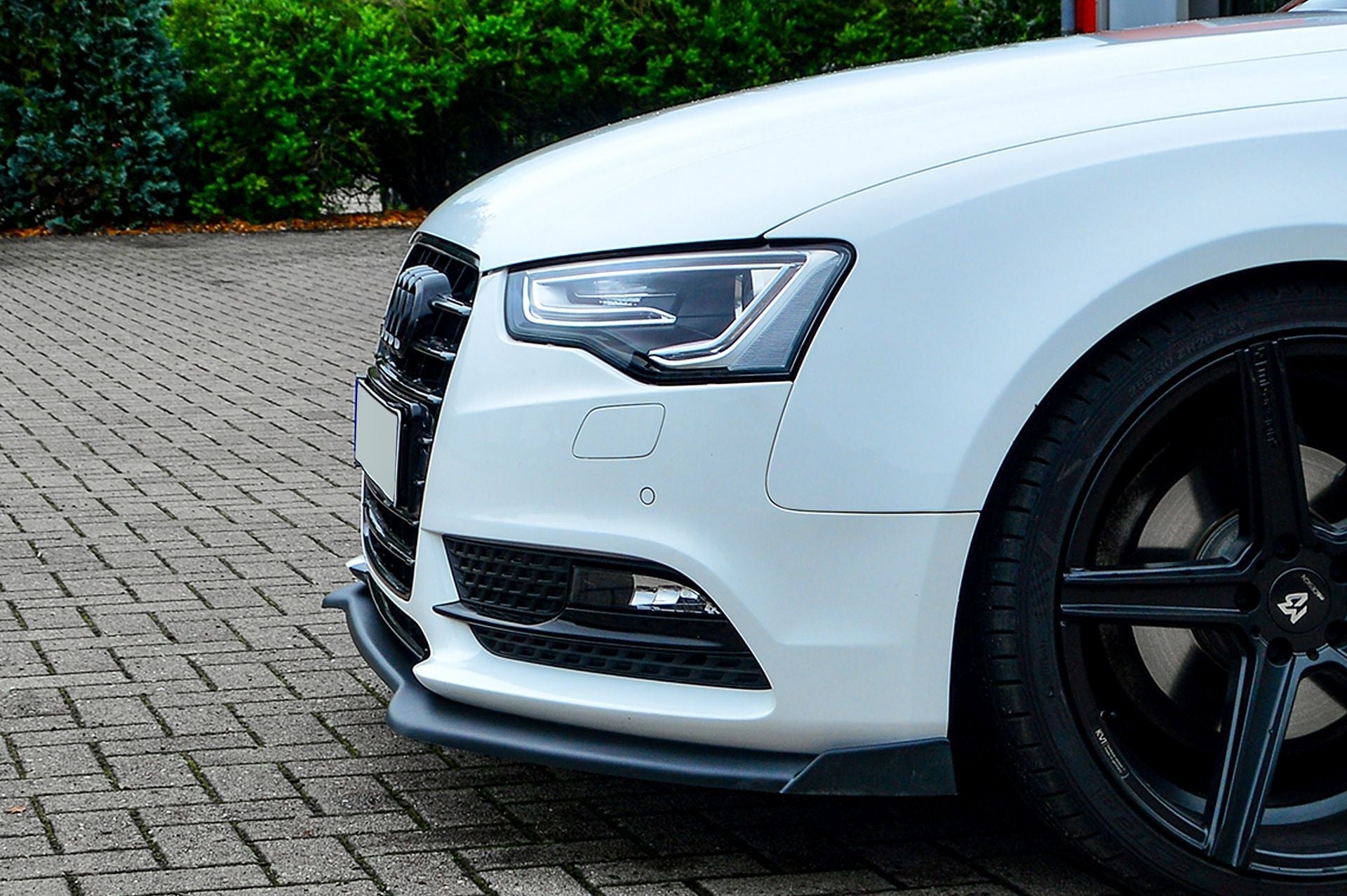 Cup Frontspoilerlippe mit Wings passend für Audi A5 B8 Facelift