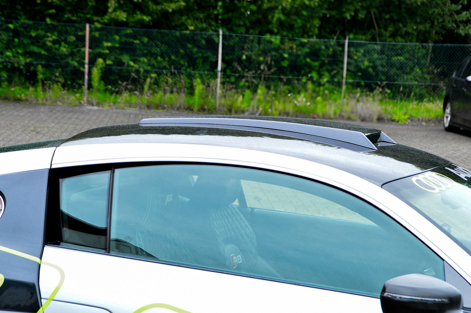 Luftauslass Dachhutze aus ABS passend für Audi R8 42