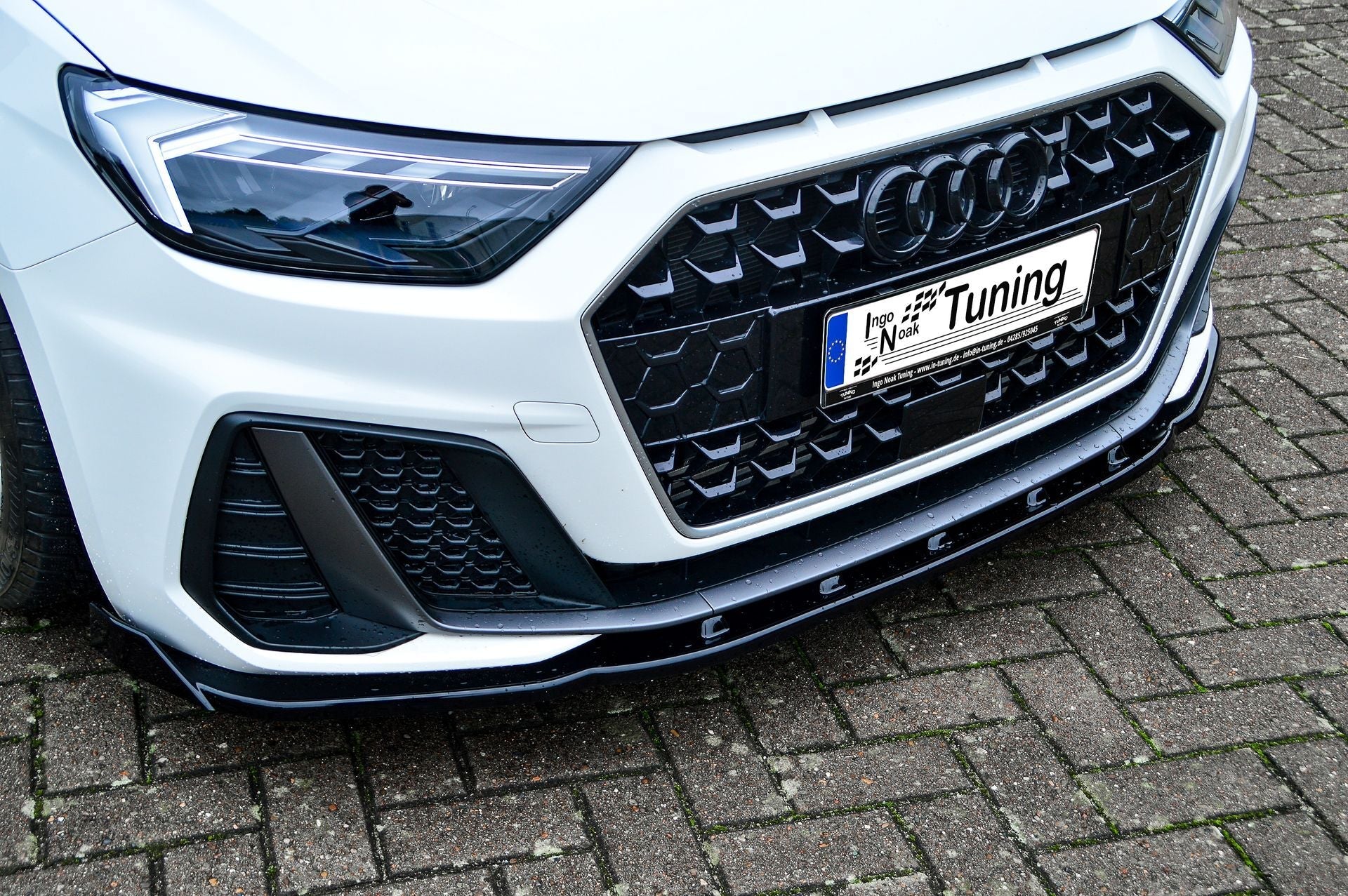 Cup Frontspoilerlippe mit Wings passend für Audi A1 GB Sportback S-Line