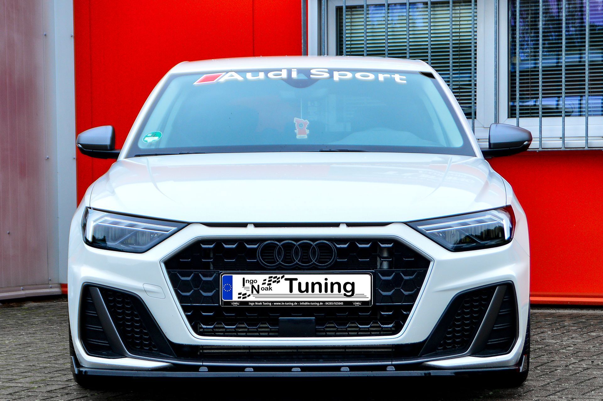 Cup Frontspoilerlippe mit Wings passend für Audi A1 GB Sportback S-Line