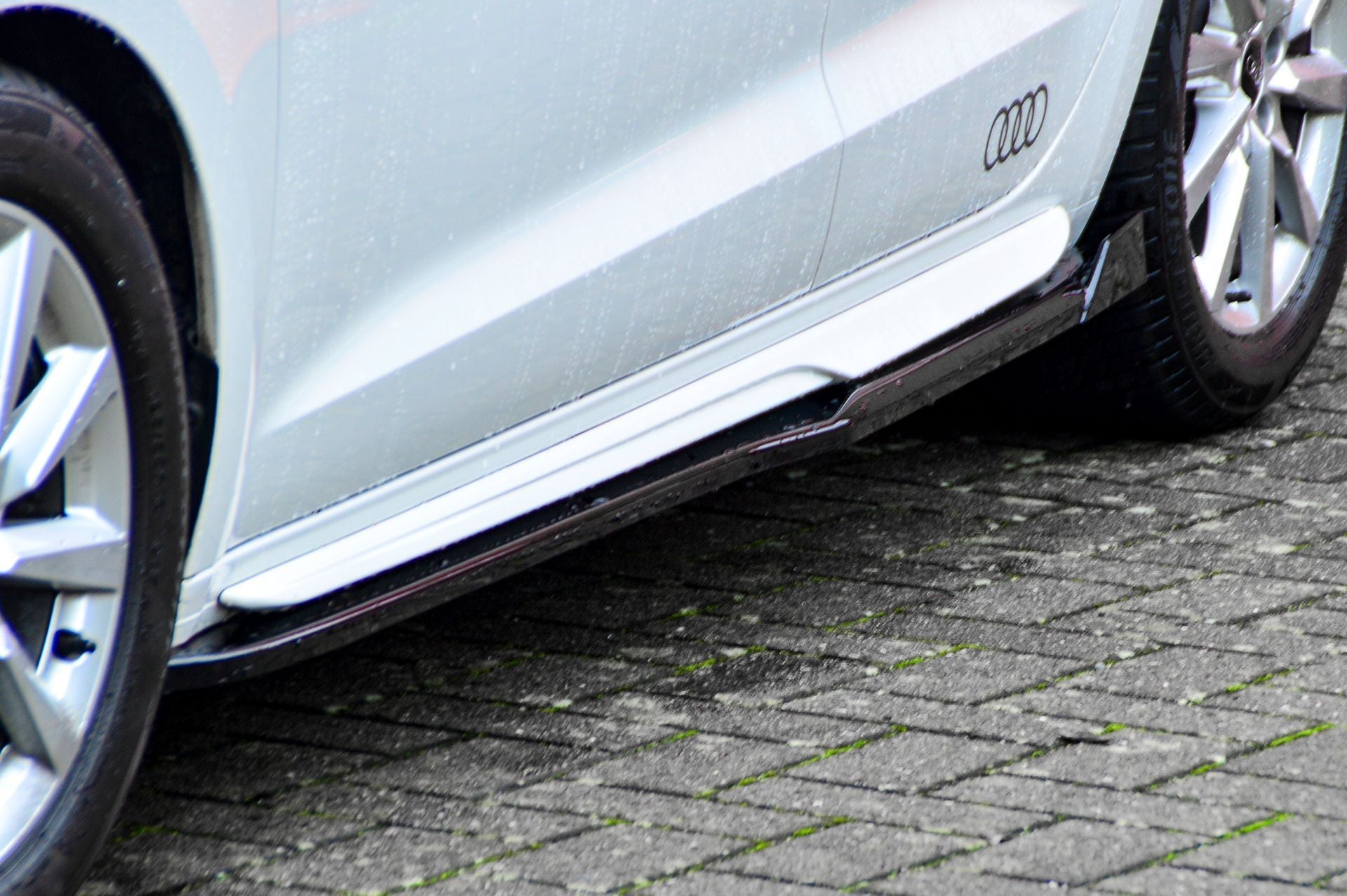 Seitenschweller mit Wings aus ABS passend für Audi A1 GB Sportback S-Line