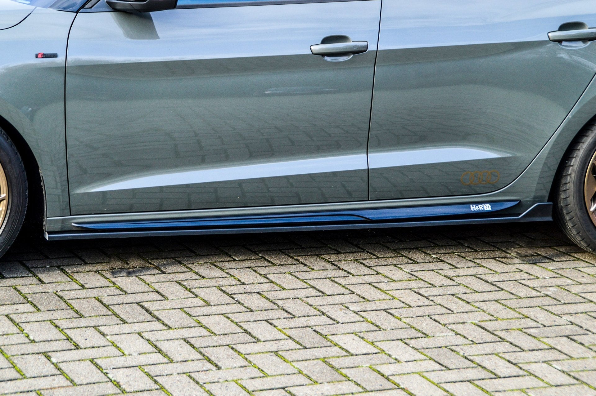 Cup 4 Seitenschweller aus ABS passend für Audi A1 GB Sportback S-Line
