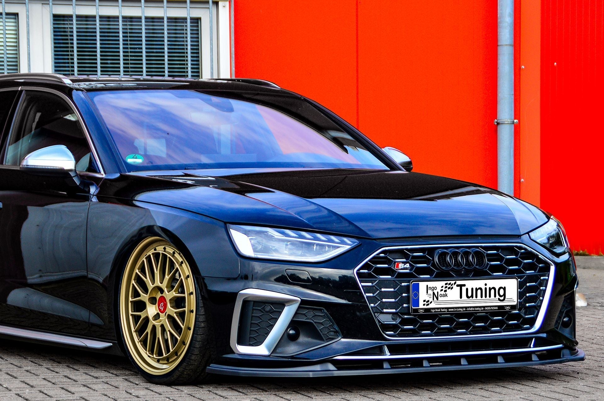 Cup Frontspoilerlippe passend für Audi A4 S-Line + S4 B9 Facelift
