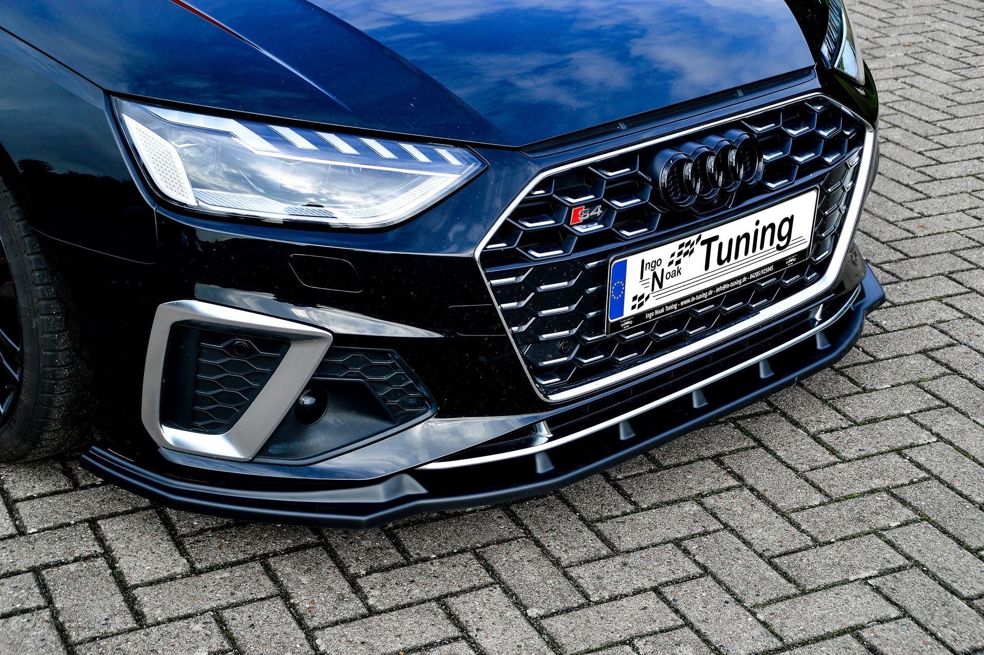 Cup Frontspoilerlippe passend für Audi A4 S-Line + S4 B9 Facelift
