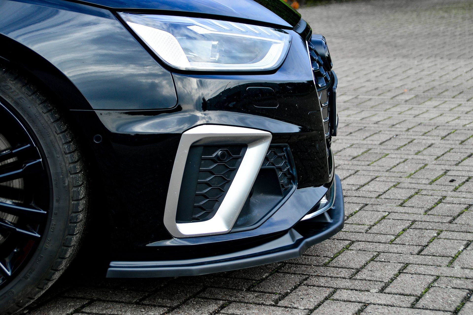 Cup Frontspoilerlippe passend für Audi A4 S-Line + S4 B9 Facelift