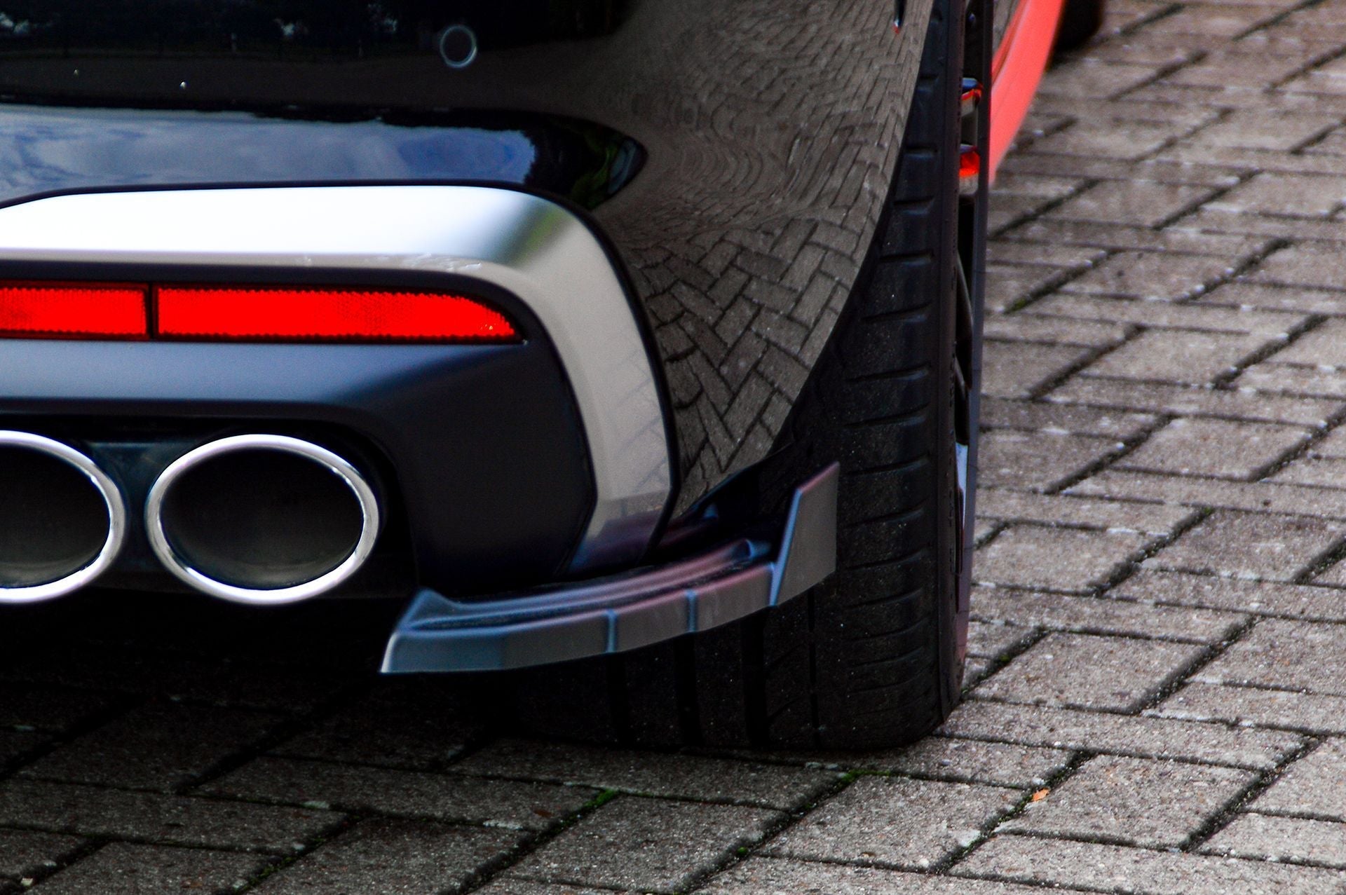 Heckansatz Seitenteile mit Wings passend für Audi S4 B9