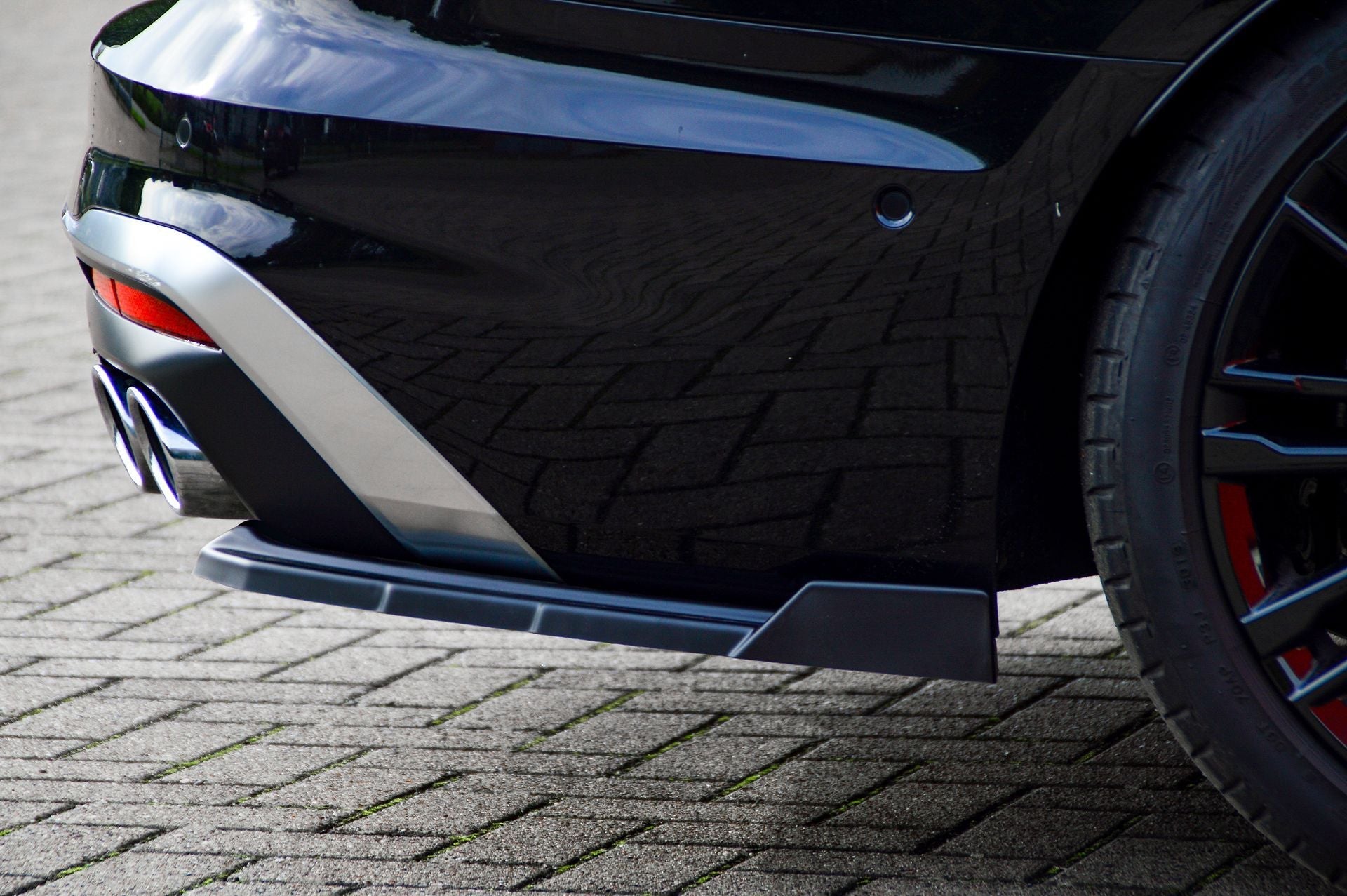 Heckansatz Seitenteile mit Wings passend für Audi S4 B9