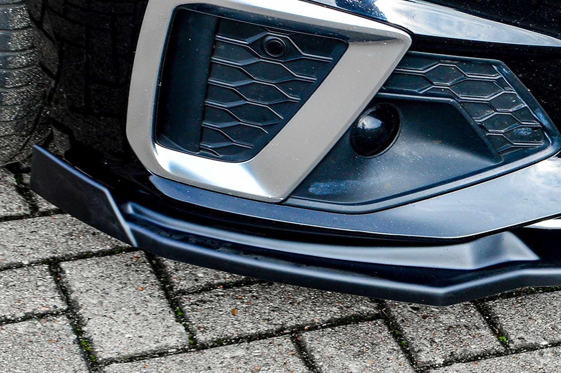 Cup Frontspoilerlippe mit Wings passend für Audi A4 S-Line + S4 B9 Facelift