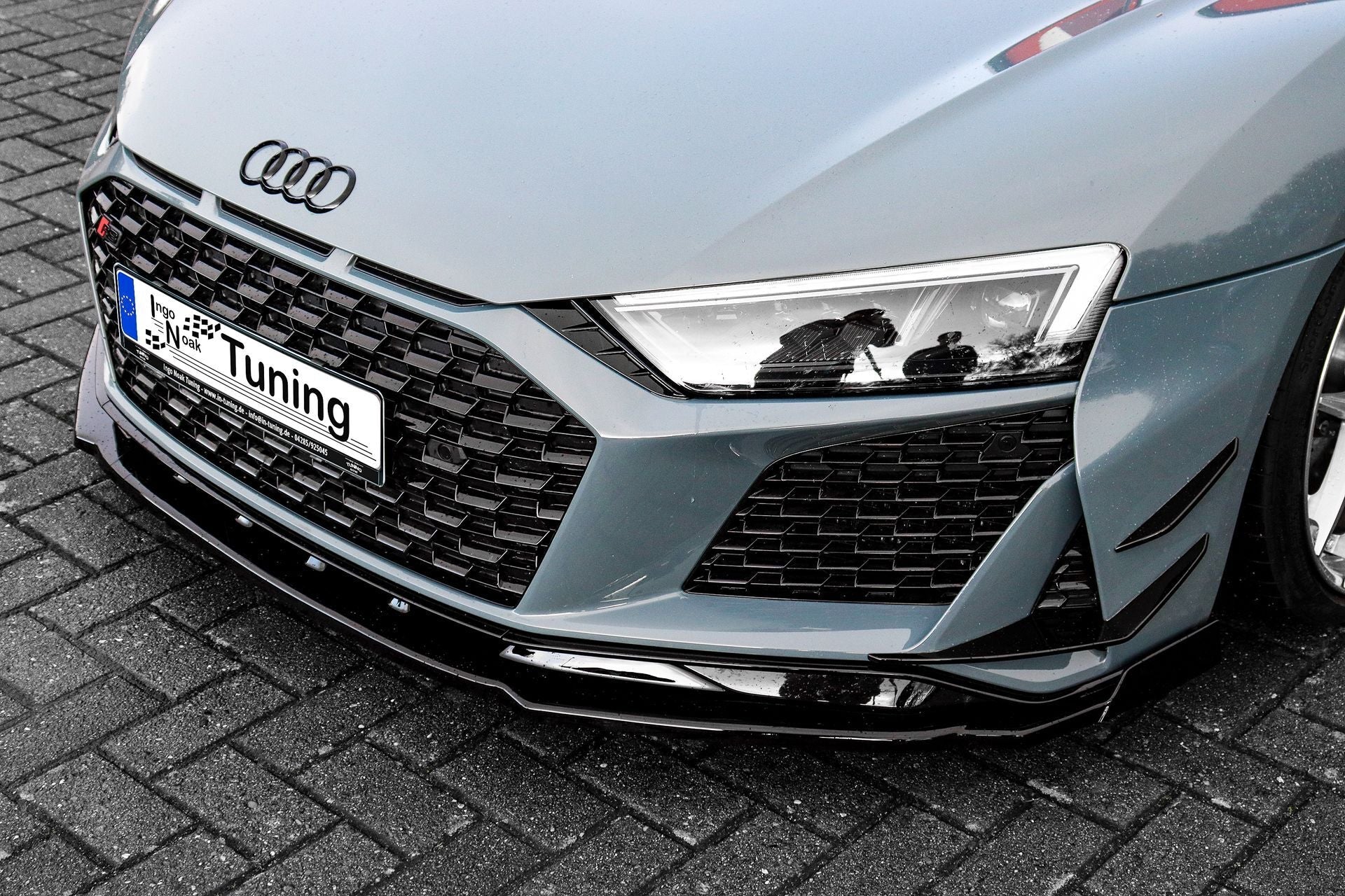 Cup Frontspoilerlippe mit Wings passend für Audi R8 4S