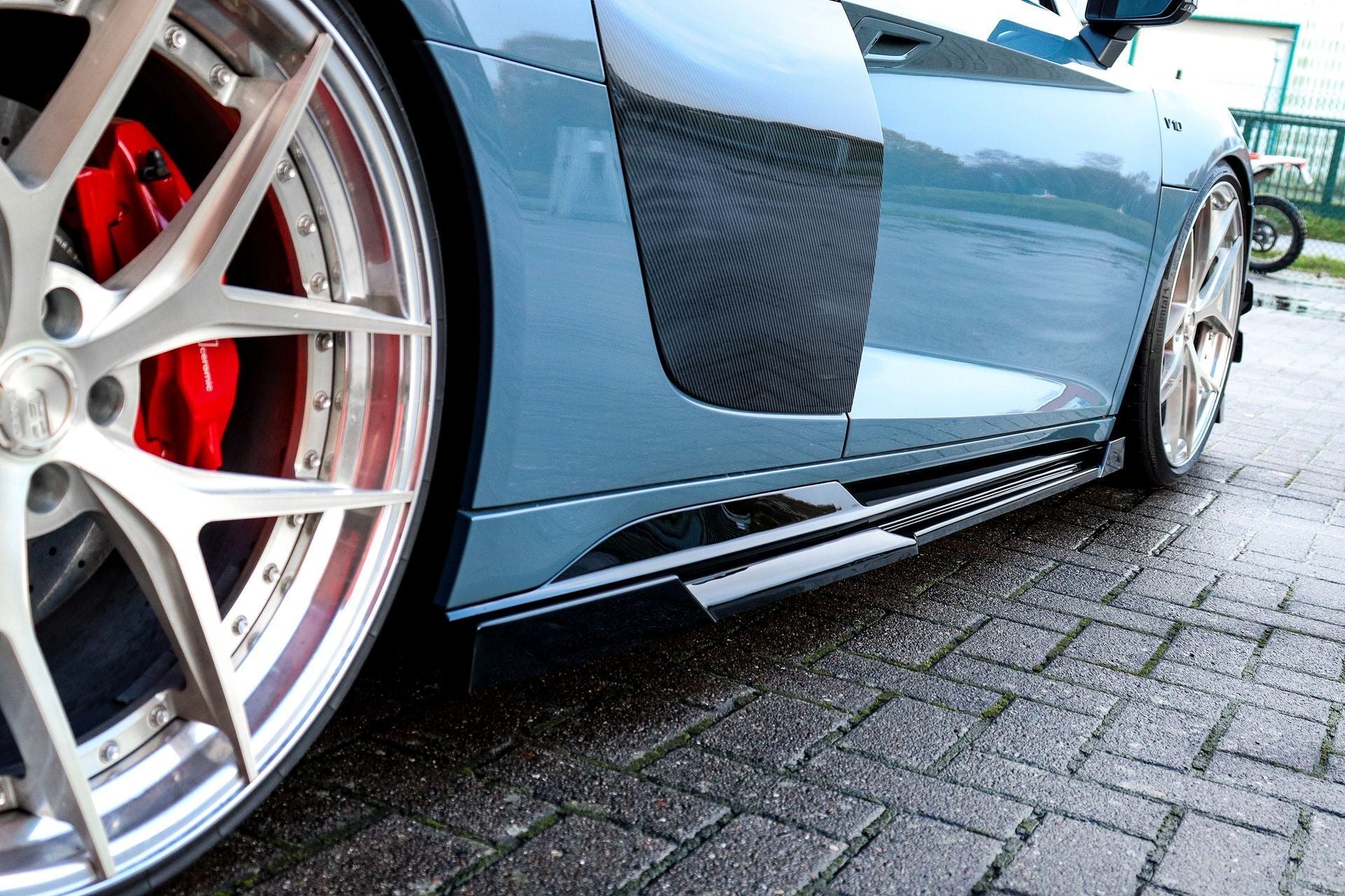 Cup Seitenschweller mit Wings vorne und hinten passend für Audi R8 4S Facelift