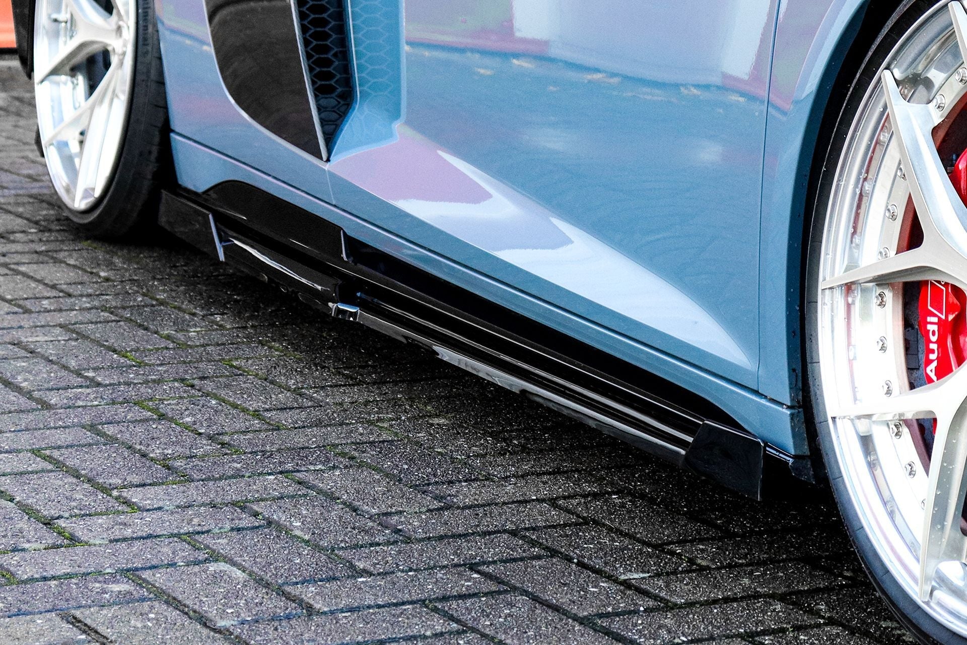 Cup Seitenschweller mit Wings vorne und hinten passend für Audi R8 4S Facelift