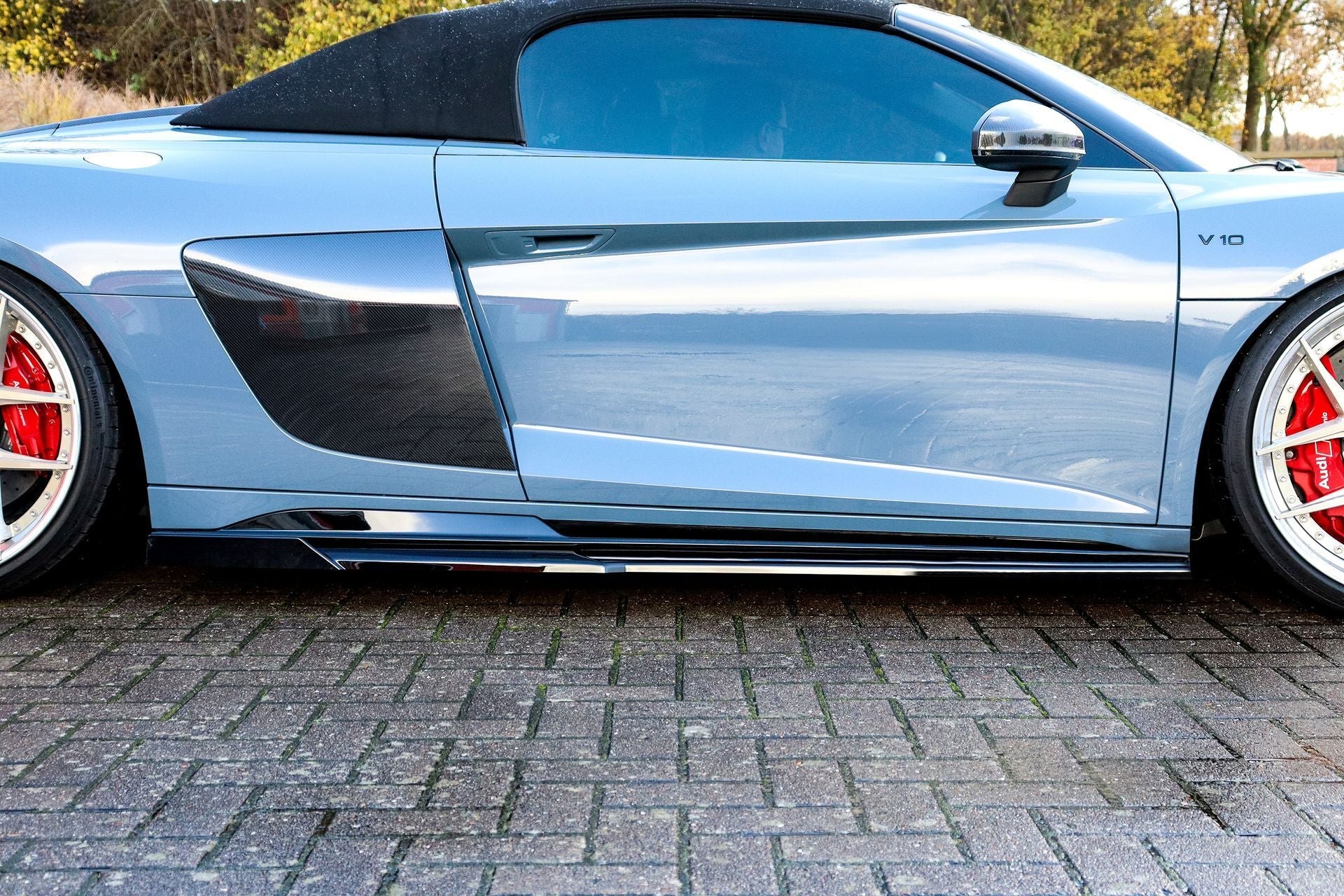 Cup Seitenschweller mit Wings hinten passend für Audi R8 4S Facelift