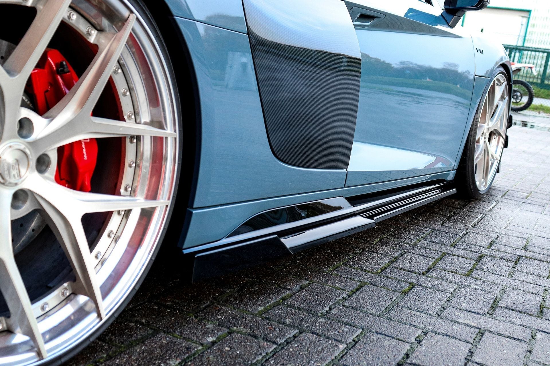 Cup Seitenschweller mit Wings hinten passend für Audi R8 4S Facelift