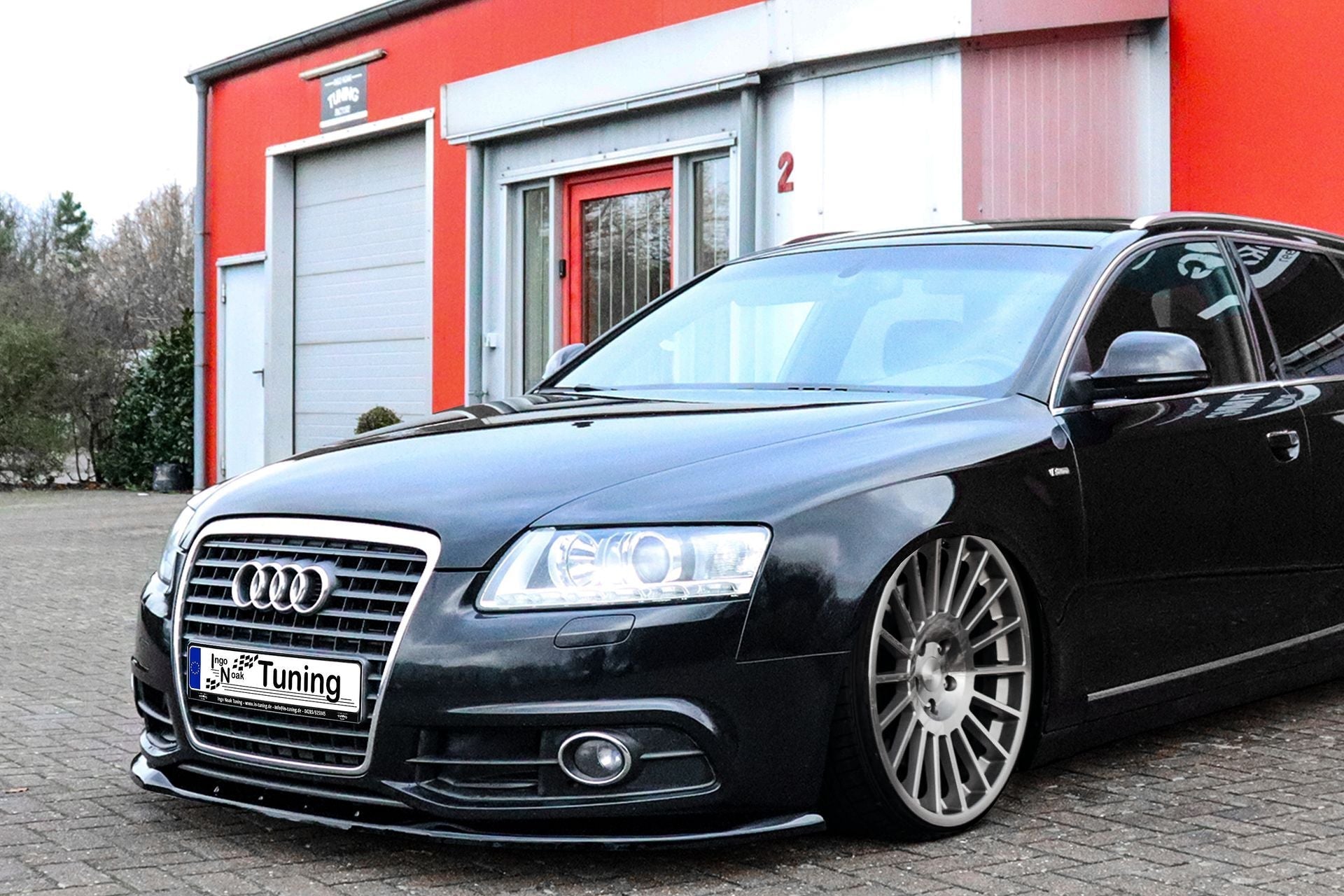Spoilerschwert Cuplippe V.2 aus ABS passend für Audi A6 4F S-Line Facelift