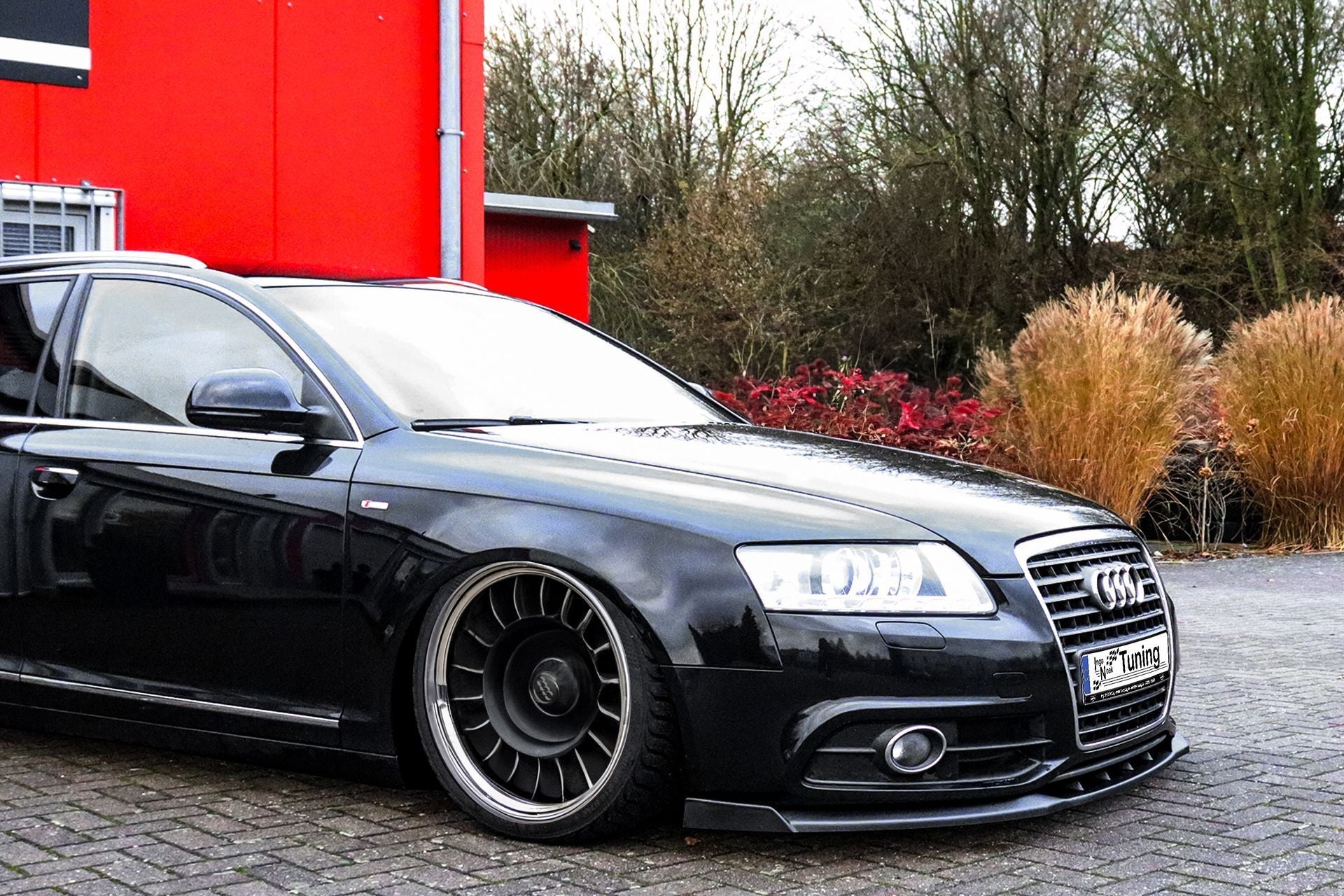 Spoilerschwert Cuplippe mit Wings aus ABS passend für Audi A6 4F S-Line Facelift