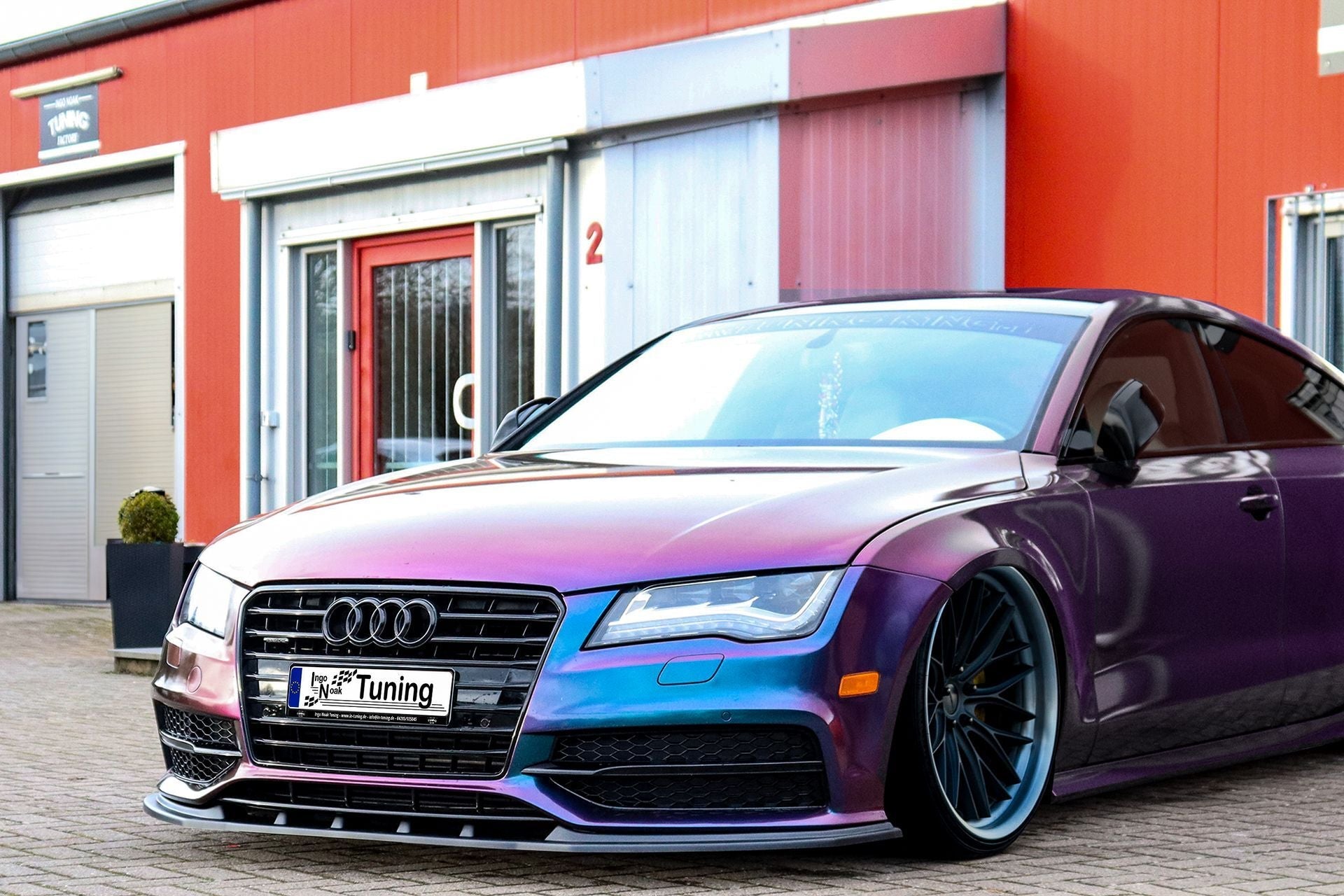 Cup Frontspoilerlippe V.2 passend für Audi A7 S-Line + S7