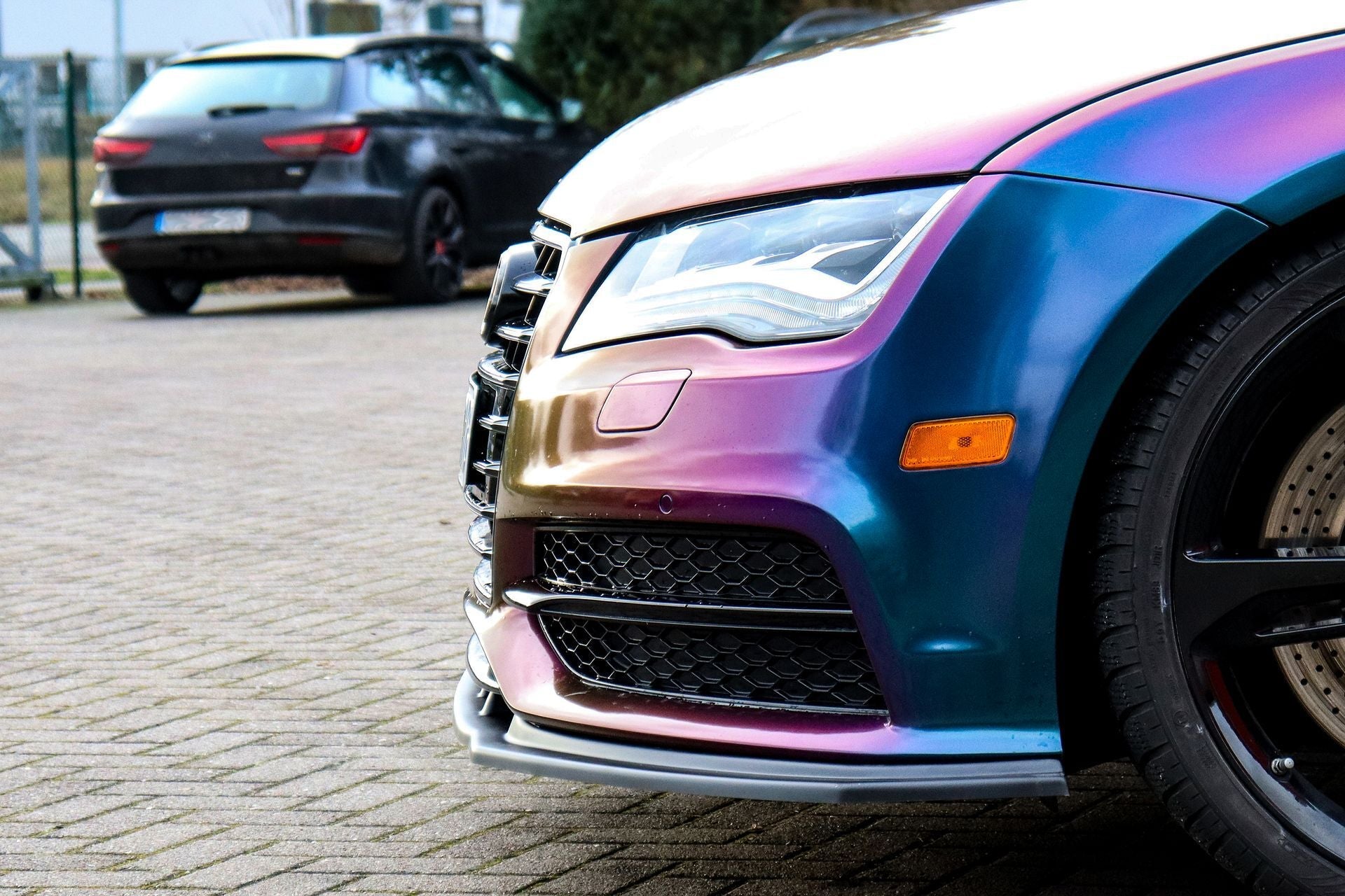 Cup Frontspoilerlippe V.2 passend für Audi A7 S-Line + S7
