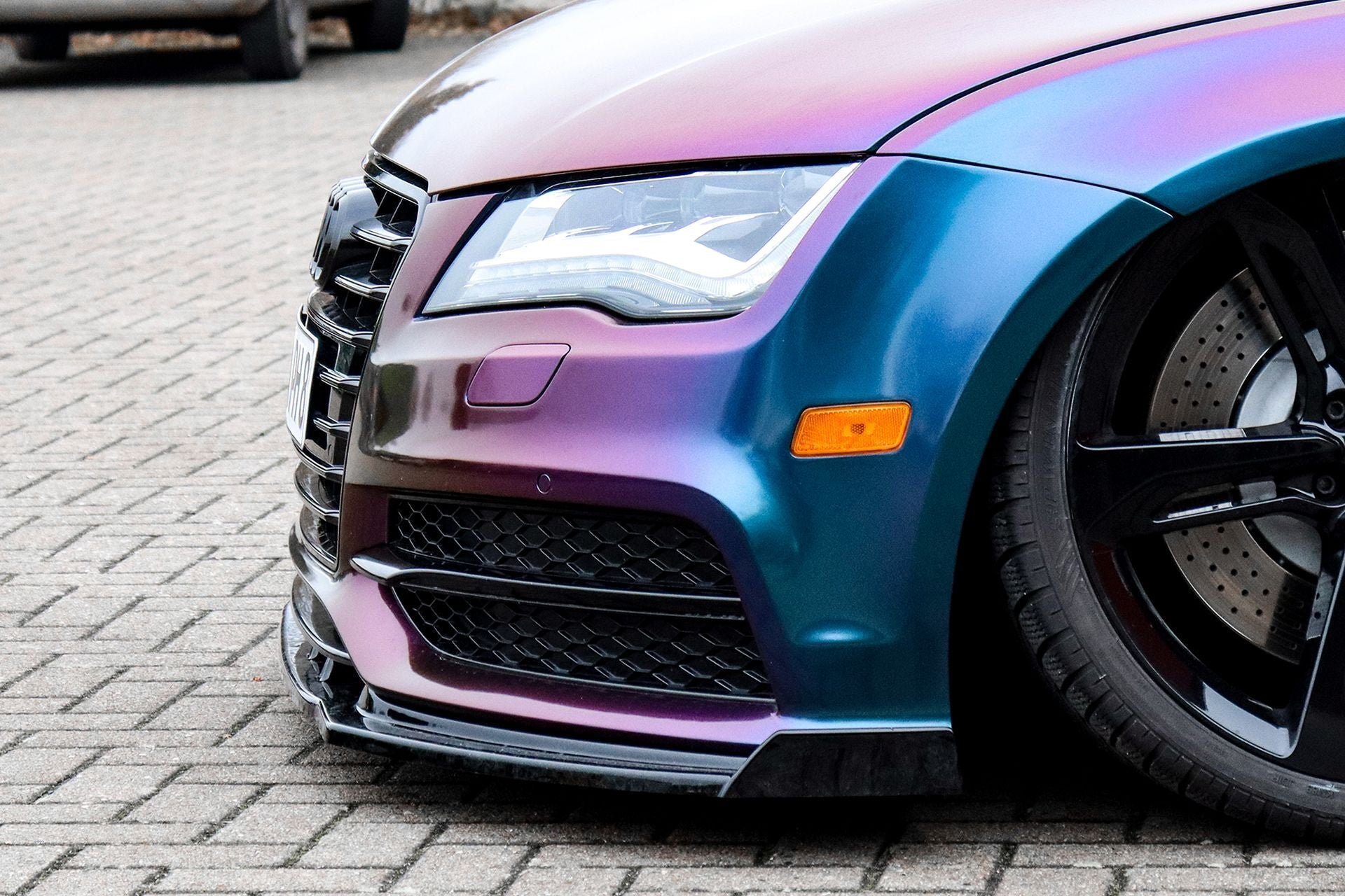Cup Frontspoilerlippe mit Wings V.2 passend für Audi A7 S-Line + S7