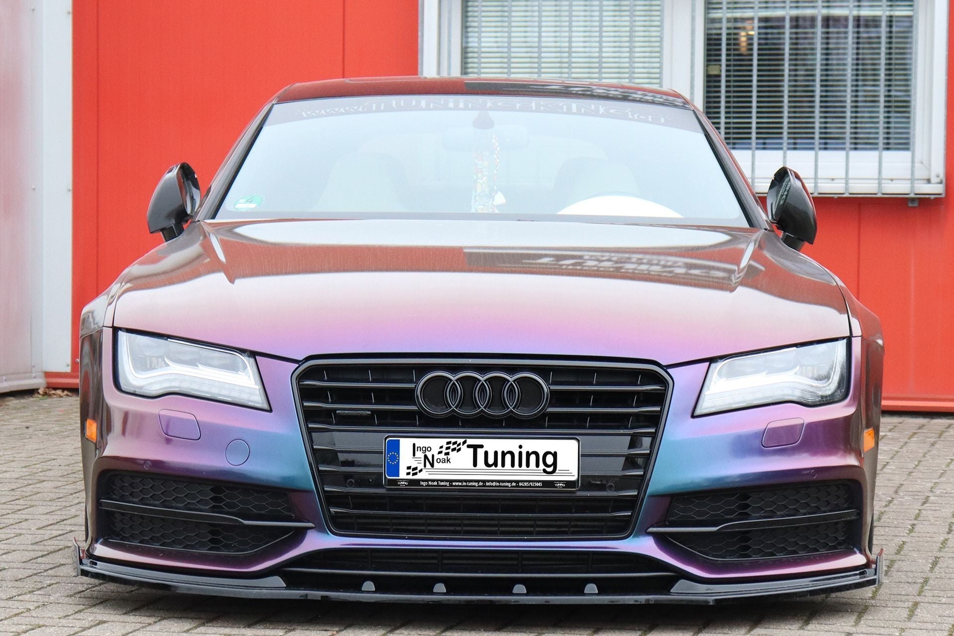 Cup Frontspoilerlippe mit Wings V.2 passend für Audi A7 S-Line + S7